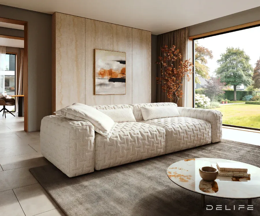 modularna sofa freestyle 280x110cm, materijal: boucle - slika 2