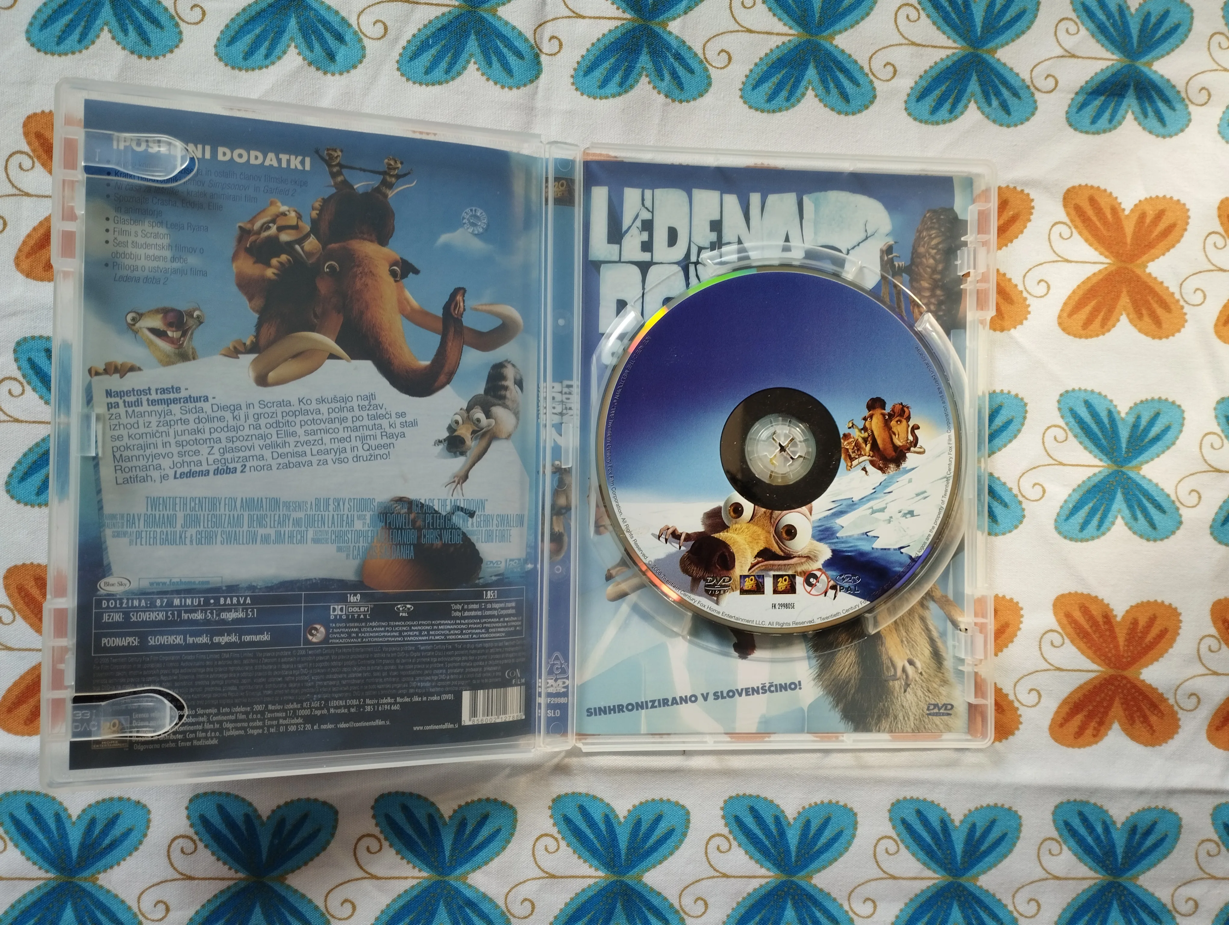 ledeno doba 2 zatopljenje dvd - slika 2
