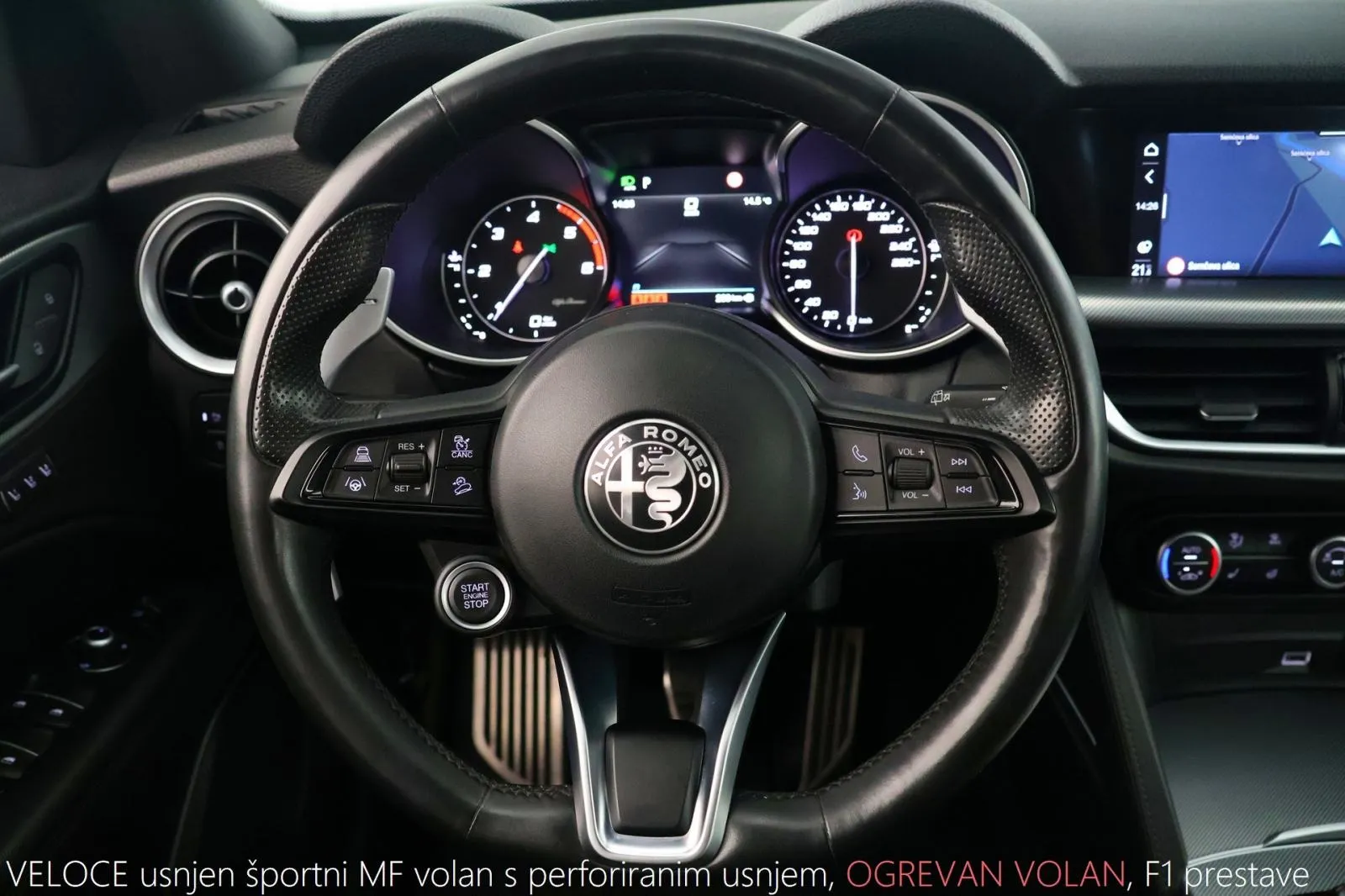 alfa romeo stelvio veloce 2.2multijet q4 at8 210km dab navi kamera - slika 8