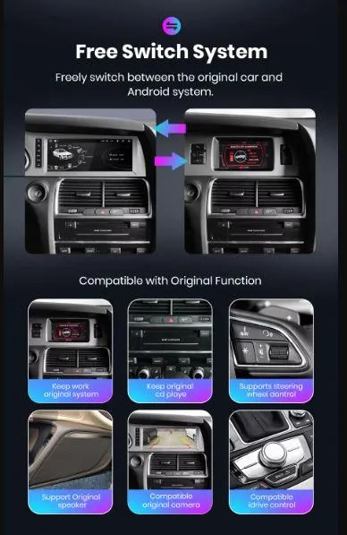audi q5 2006-2015 original multimedija android navigacija gps wifi - slika 3