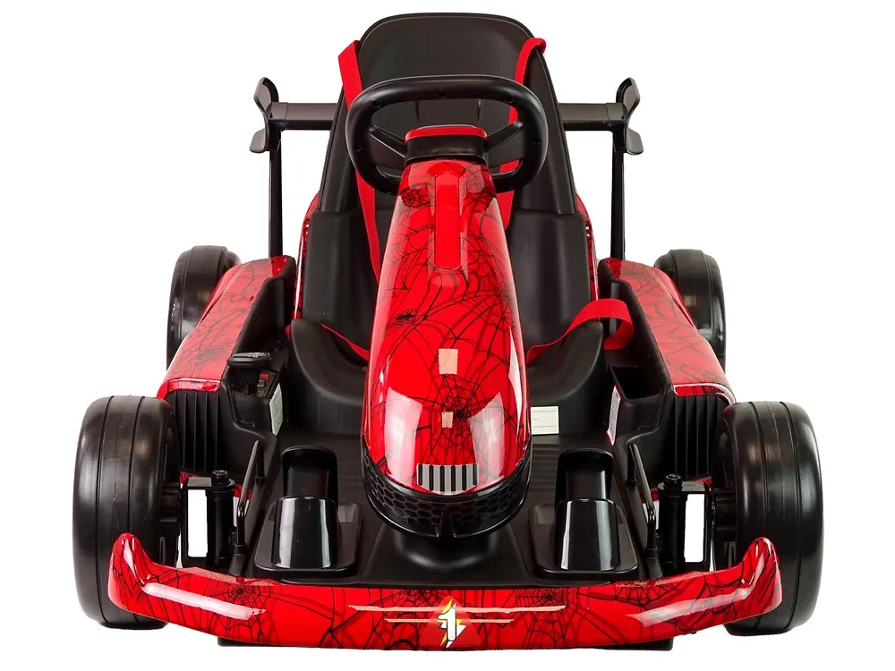 go-kart na akumulator xmx619 spyder - crveni/lakirani - slika 7