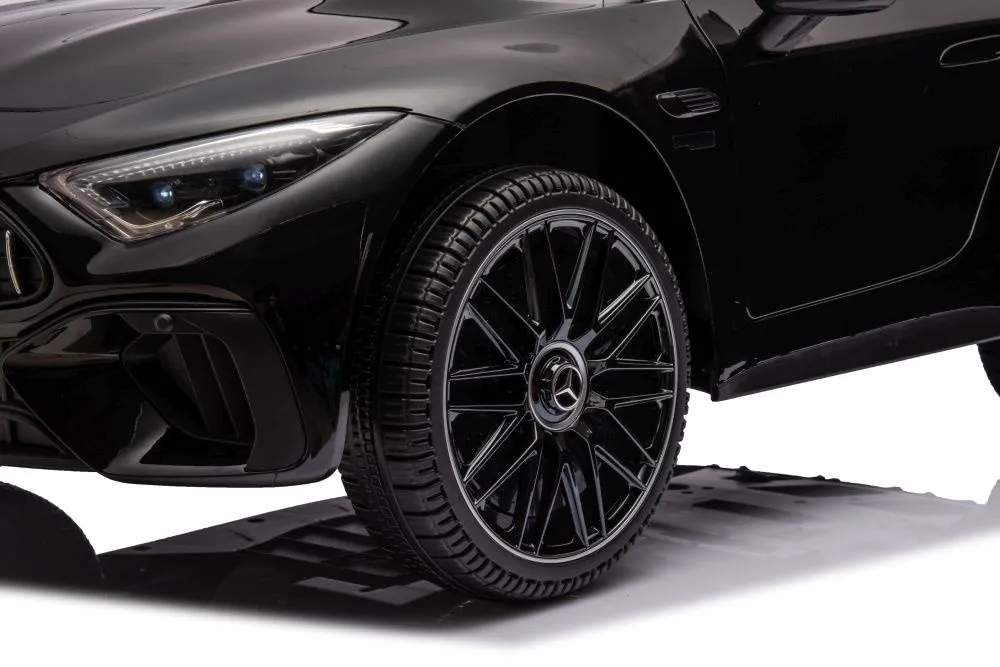 licencirani auto na akumulator mercedes amg sl63 - crni/lakirani - slika 4