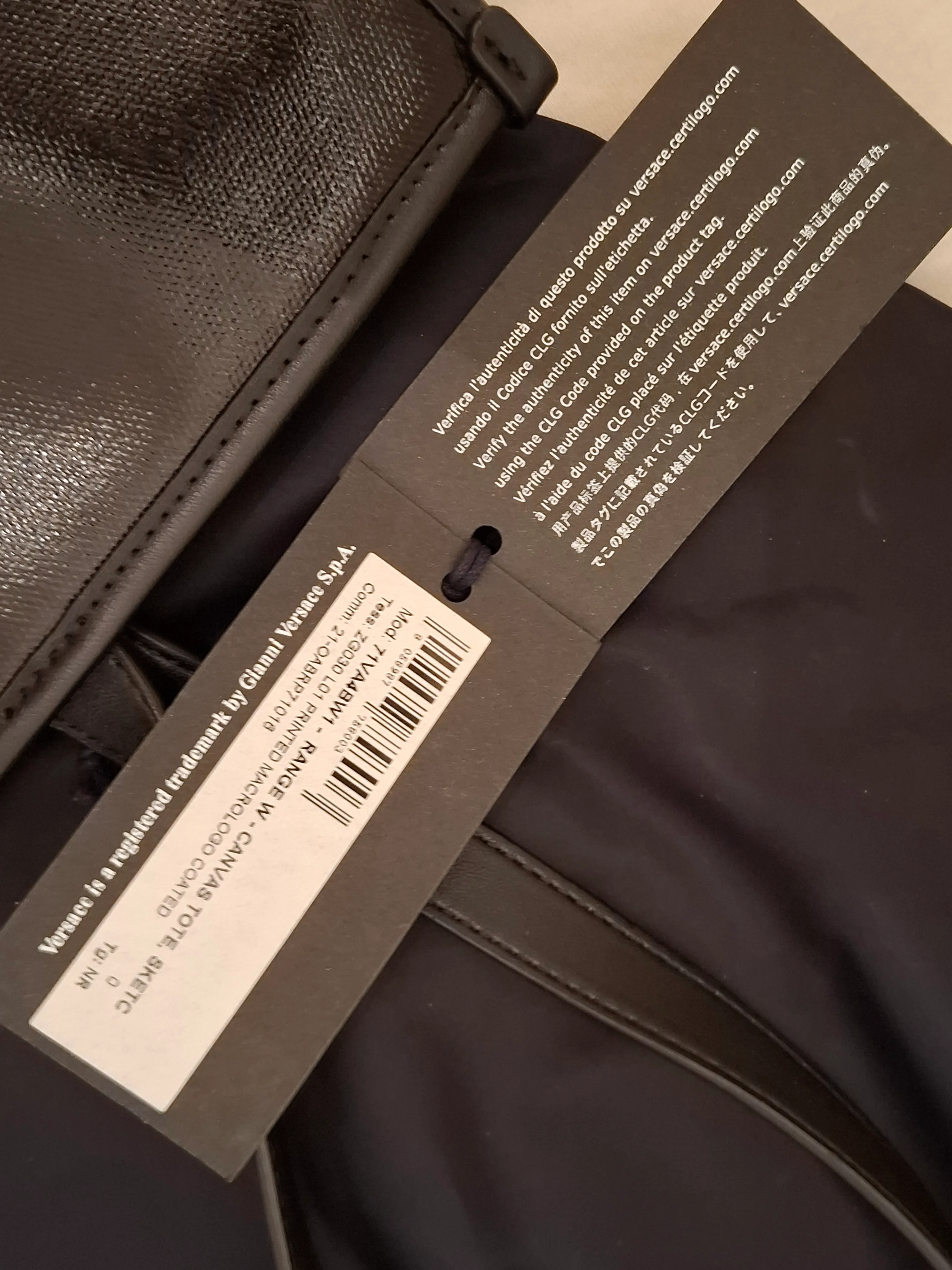 nova versaci jeans couture tote torba - slika 16