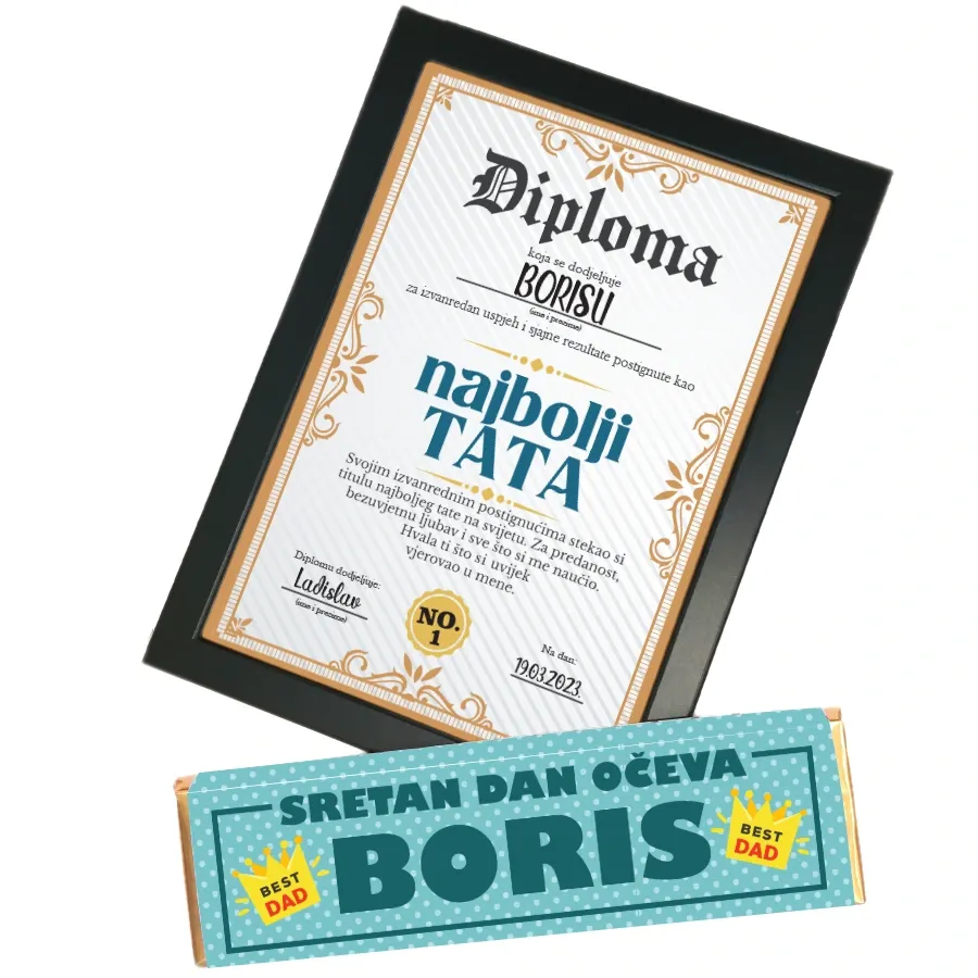 Dan očeva Diploma i čokolada - Osijek