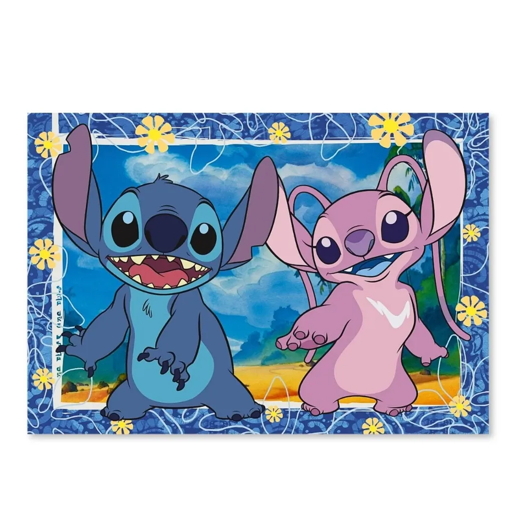 lilo & stitch puzzle – stitch & angel, 104pcs - slika 2