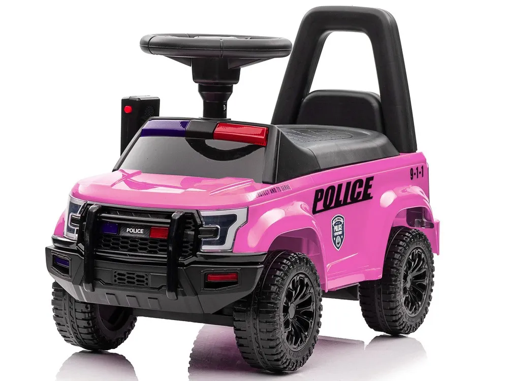 dječja guralica police - roza - slika 4