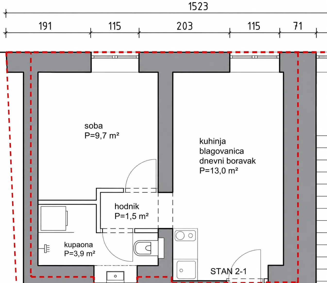 prodaja - 2 stana: zagreb, frankopanska (centar), 75.00 m2 - slika 27