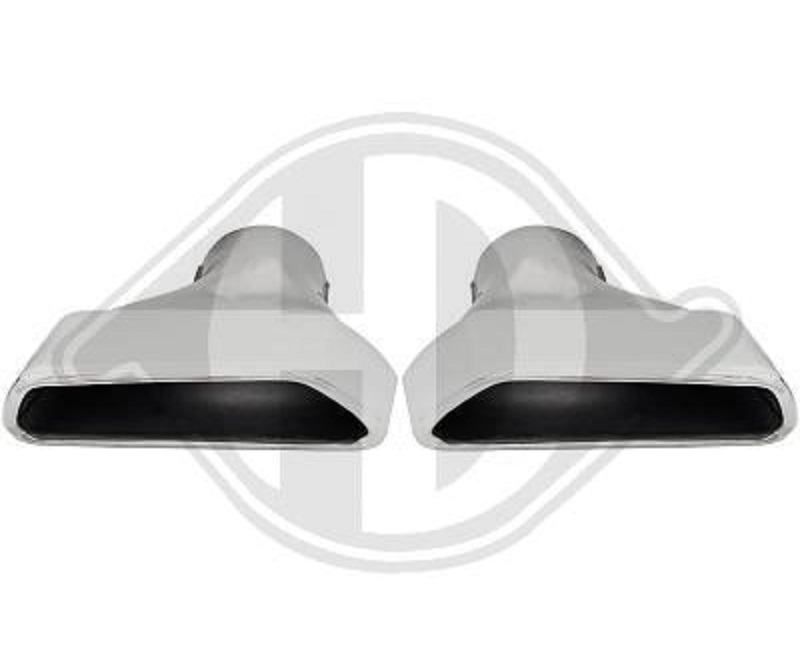 Nastavci Auspuha M - Power Dizajn Za Bmw Serija 3 - 5 - 6 Sivo/crni - Županja