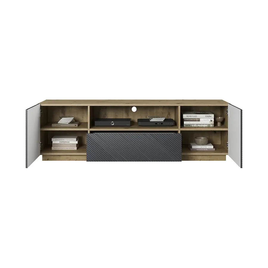 komoda asha 167cm, materijal: hrast - slika 2