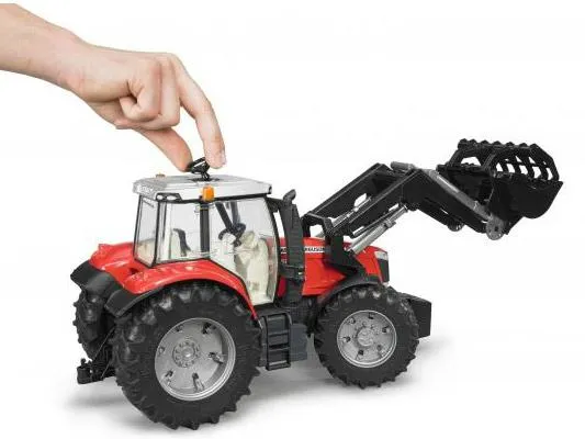 bruder massey ferguson 7624 prednji utovarivač - slika 3
