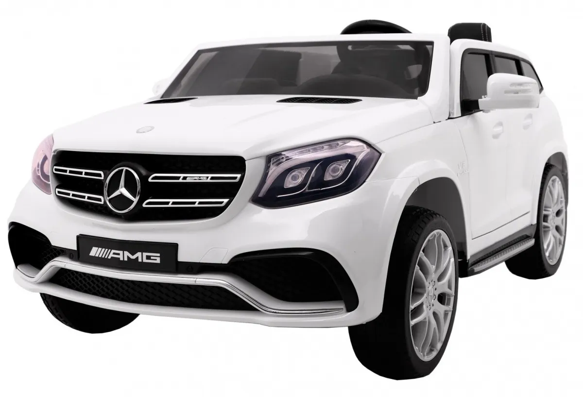Licencirani auto na akumultor Mercedes Benz AMG 63 GLS 4WD - bijeli - Mursko Središće