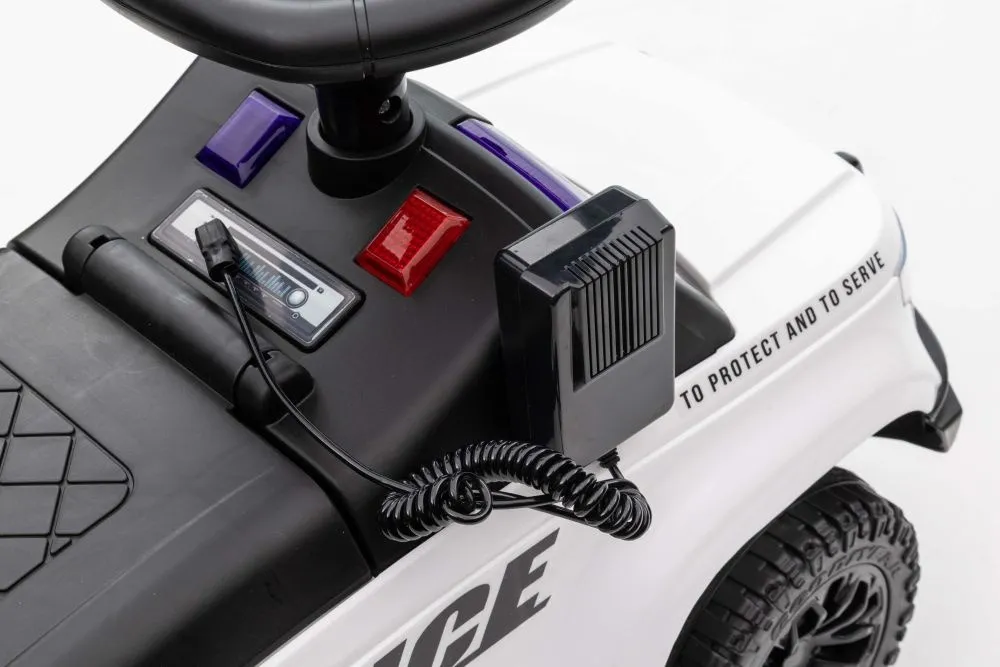 dječja guralica police - bijela - slika 8