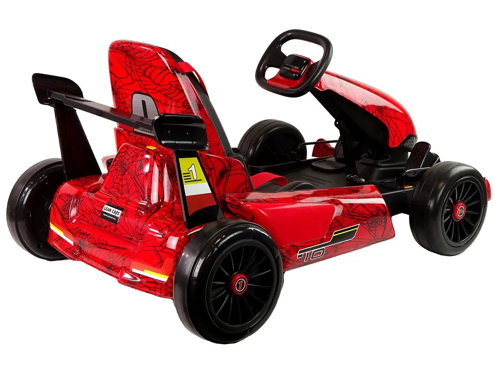 go-kart na akumulator xmx619 spyder - crveni/lakirani - slika 4