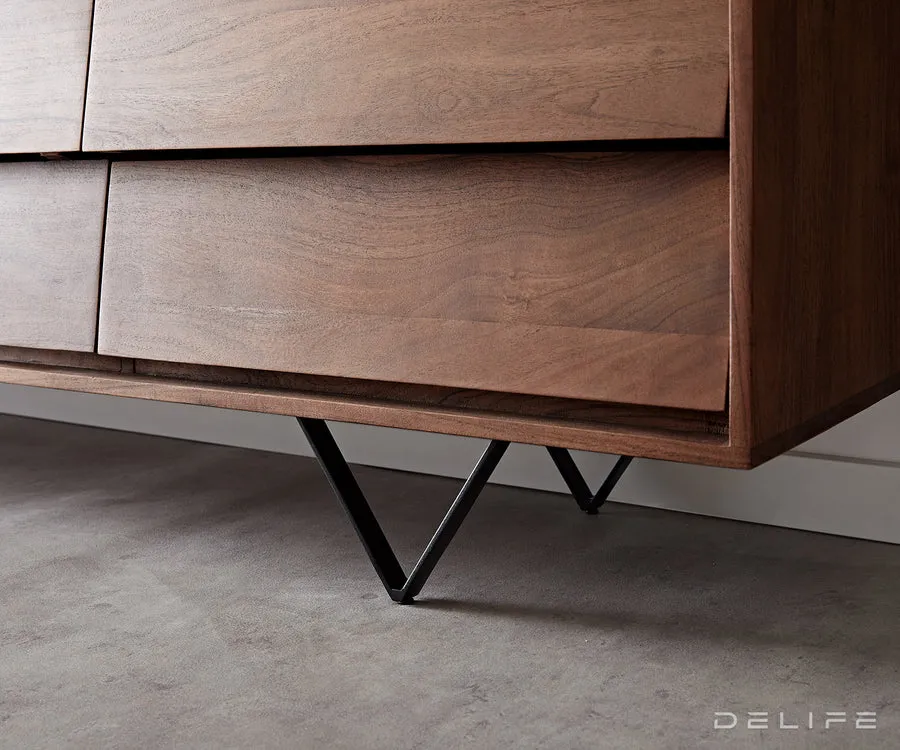 komoda eloi 240x40cm, materijal: bagrem - slika 5