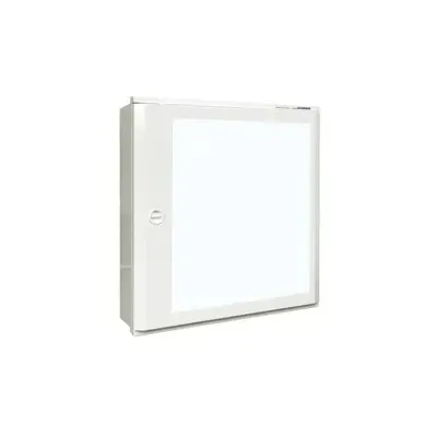 schrack ormarić metalni podžbukni sa prozirnim vratima, modul 160,3x24 - slika 1