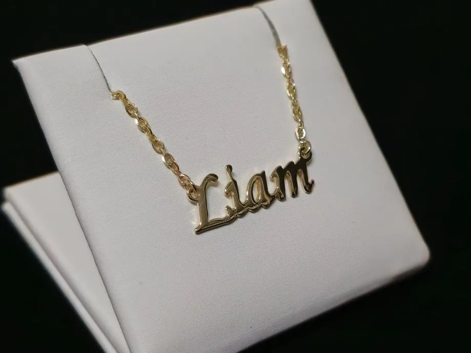 zlatni lančić s privjeskom "liam" 14k 3,48g / r1, rate! - slika 3