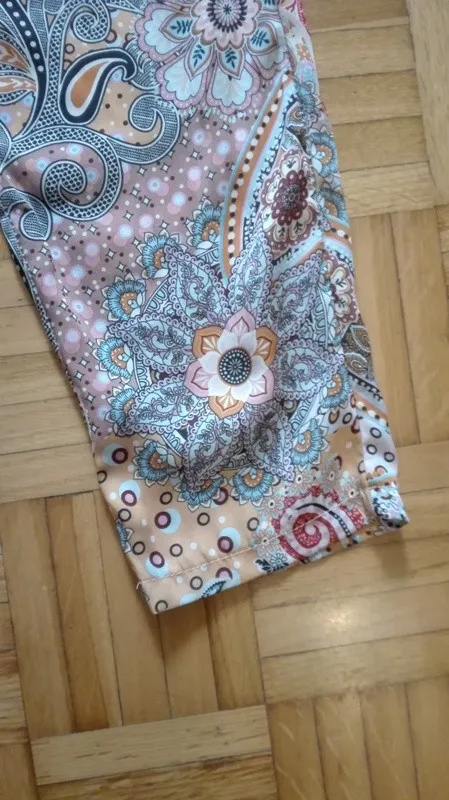 nove boho hlače od svile - slika 2