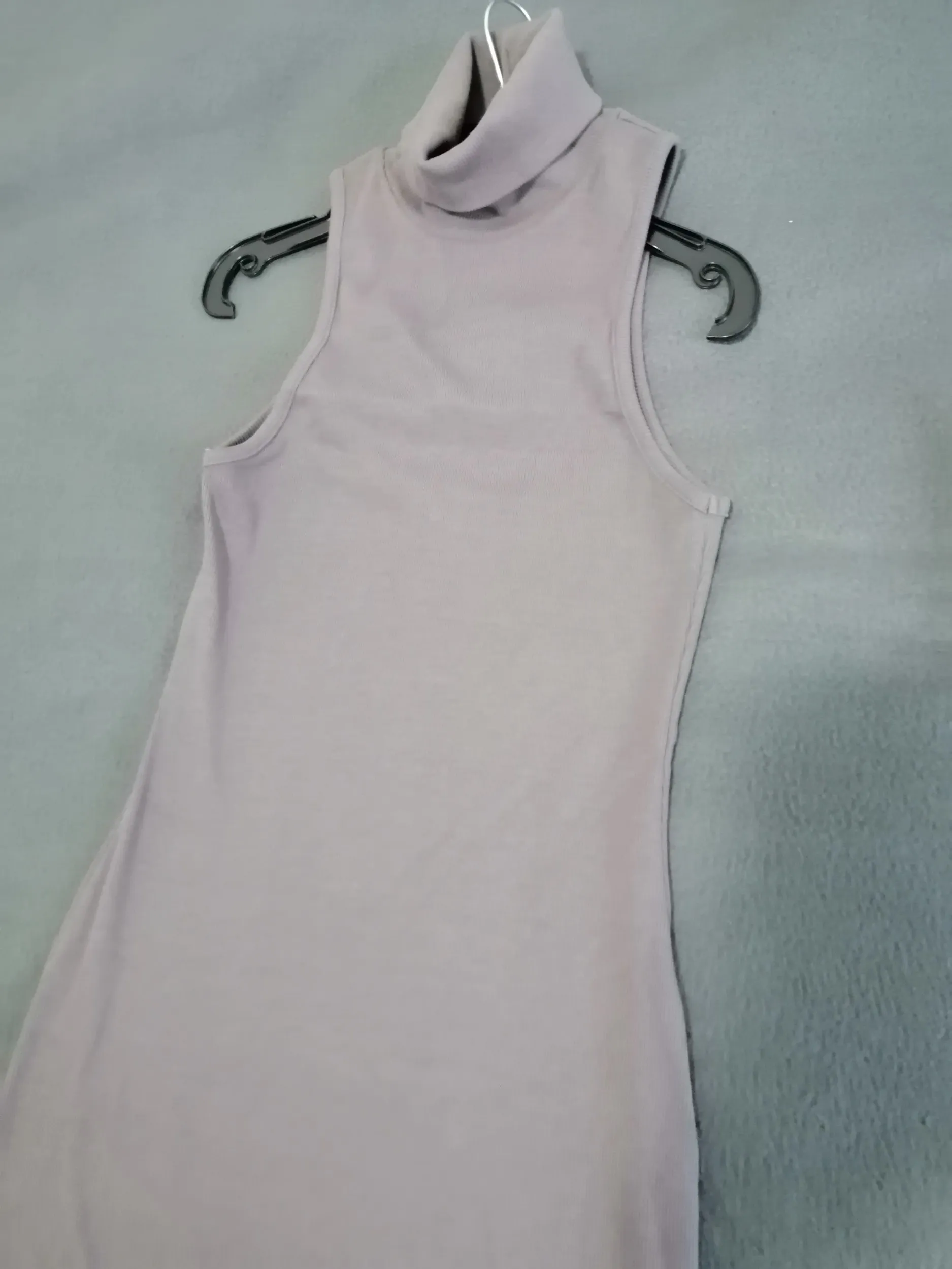 duga siva haljina "zara" - slika 5