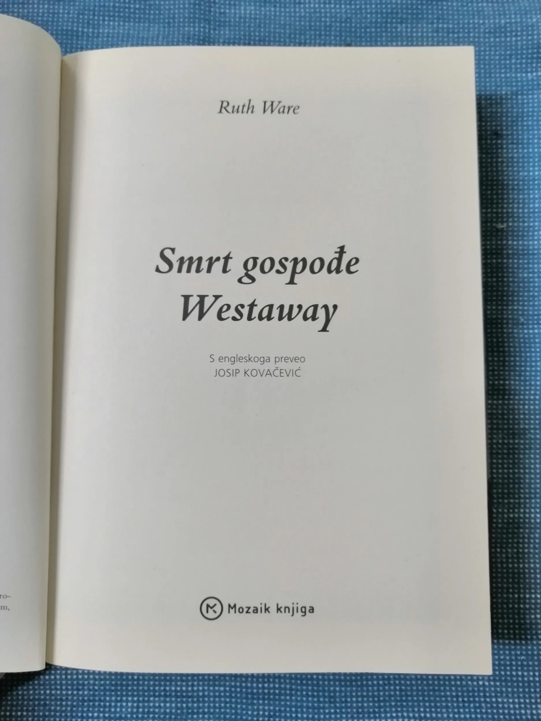 ruth ware – smrt gospođe westaway - slika 2