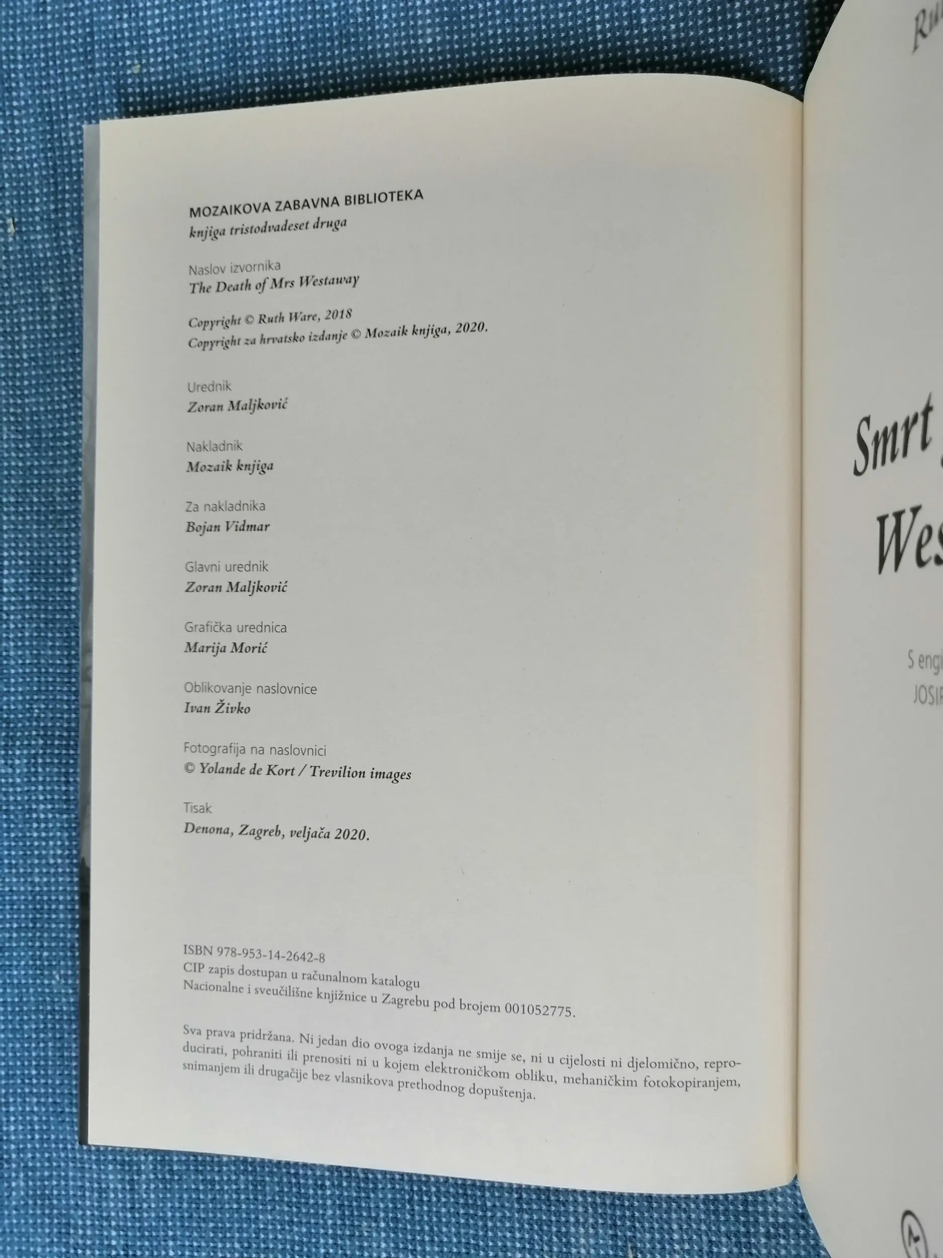 ruth ware – smrt gospođe westaway - slika 3