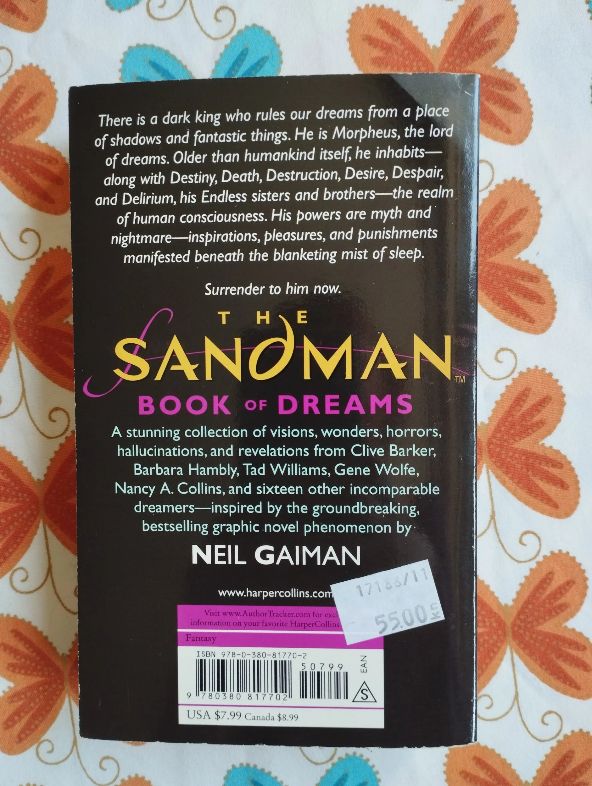 ed. neil gaiman, ed kramer - the sandman book of dreams - slika 2