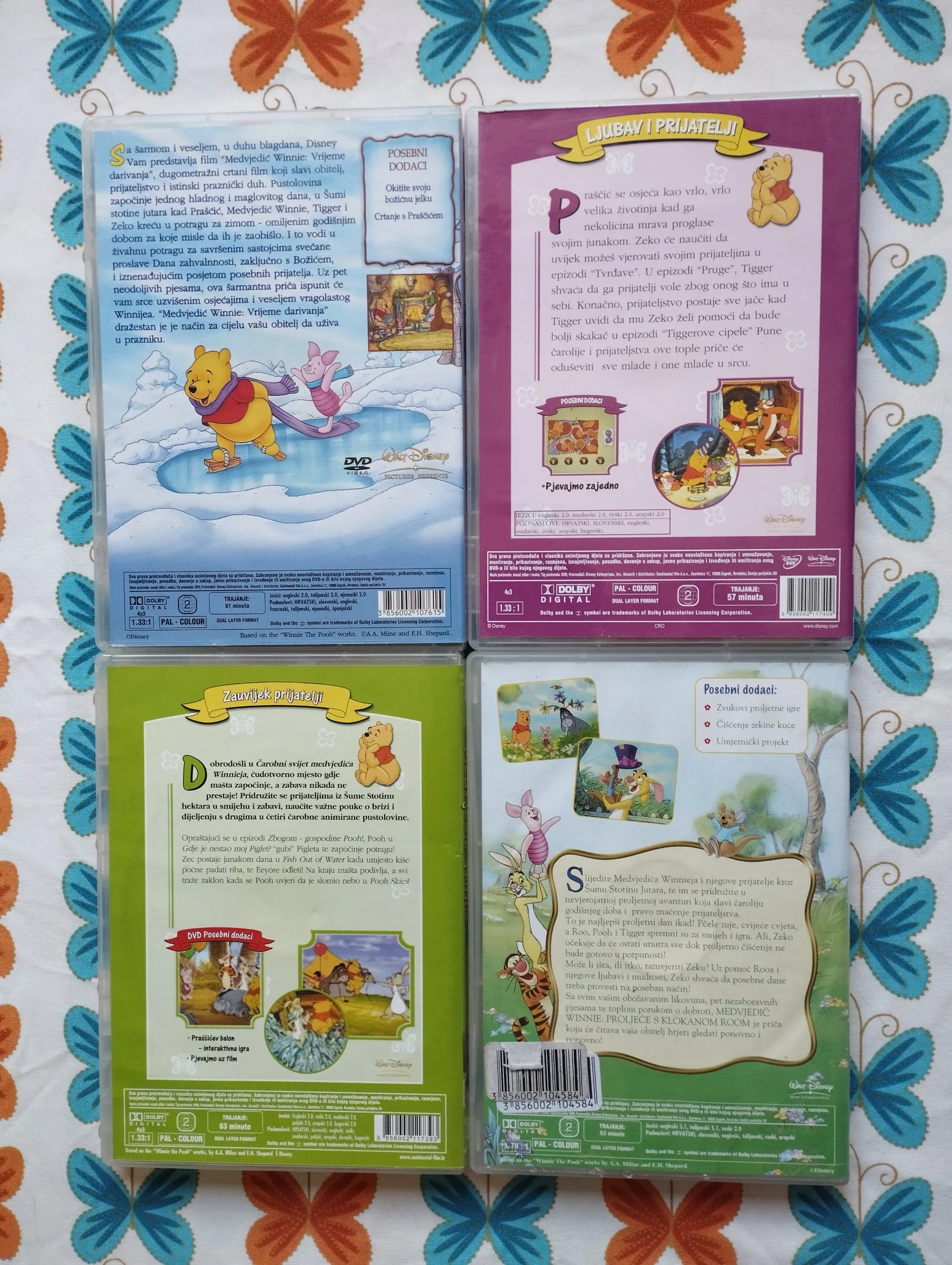disney - medvjedić winnie - dvd lot - slika 2