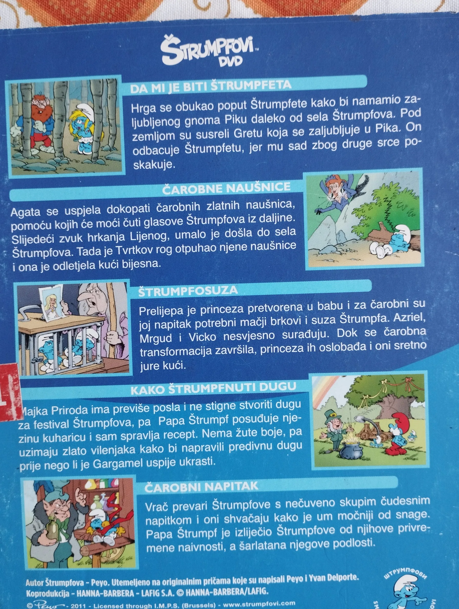 štrumpfovi dvdi više naslova - slika 3
