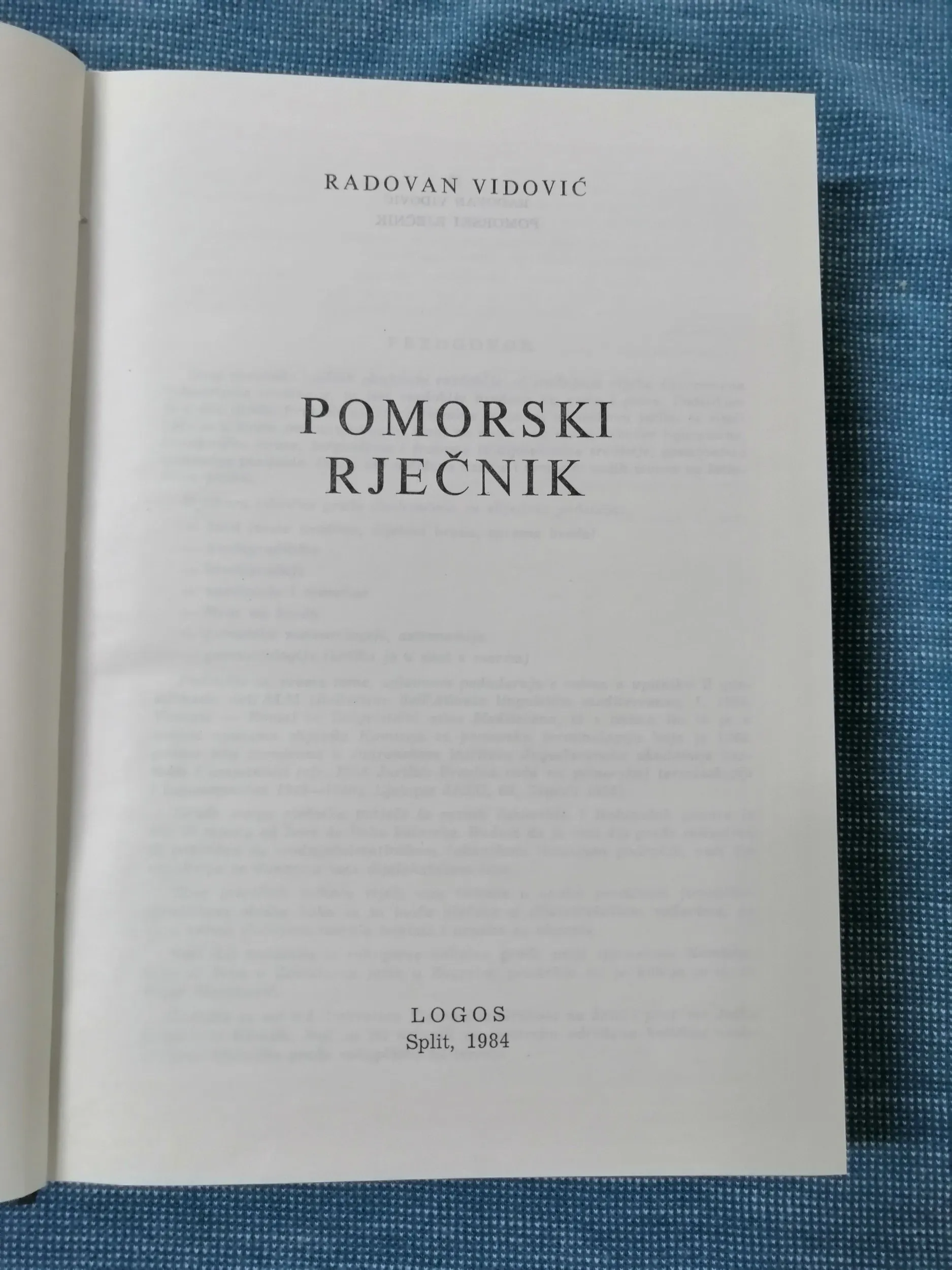 radovan vidović – pomorski rječnik - slika 2