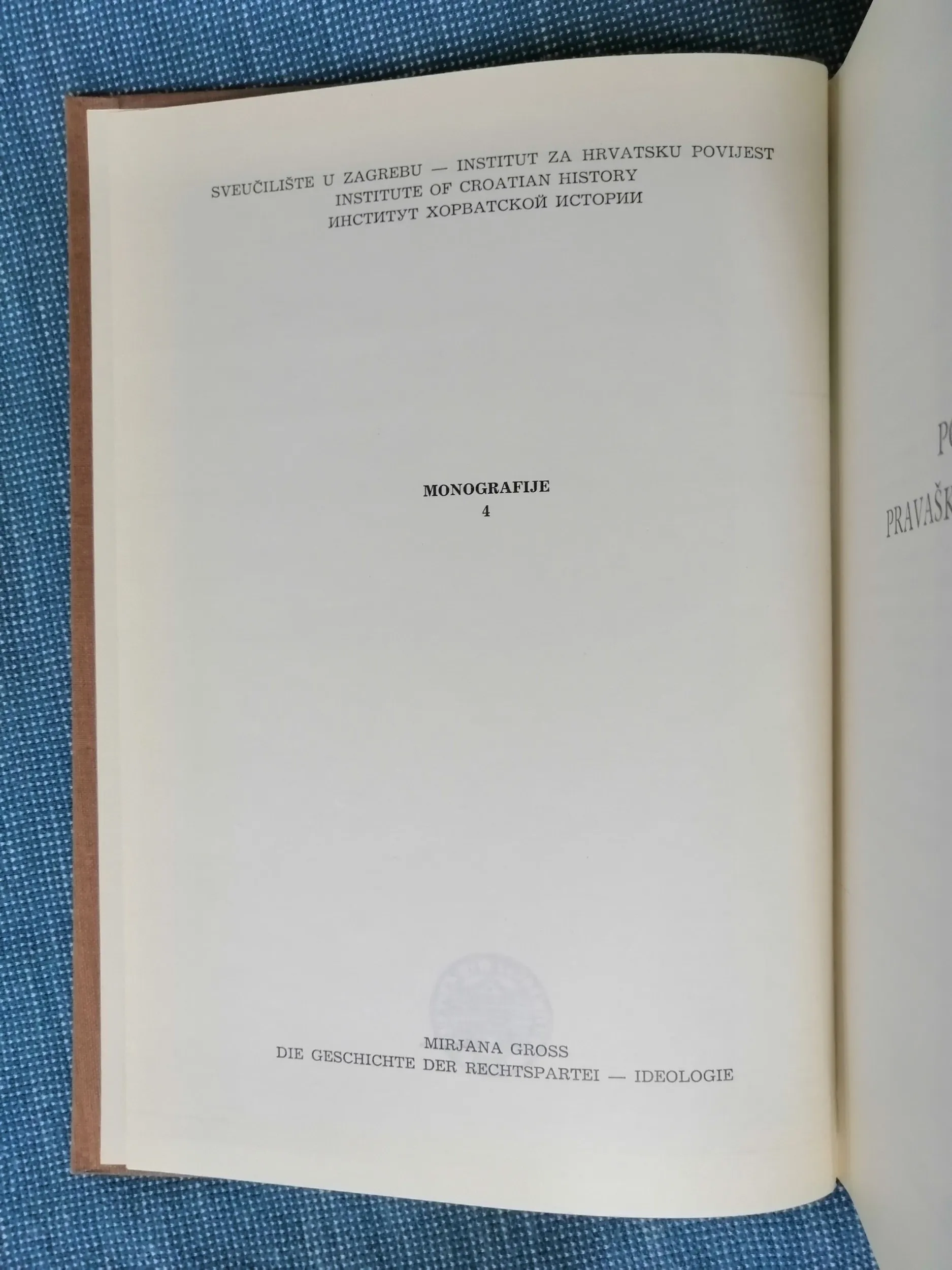 mirjana gross – povijest pravaške ideologije - slika 3