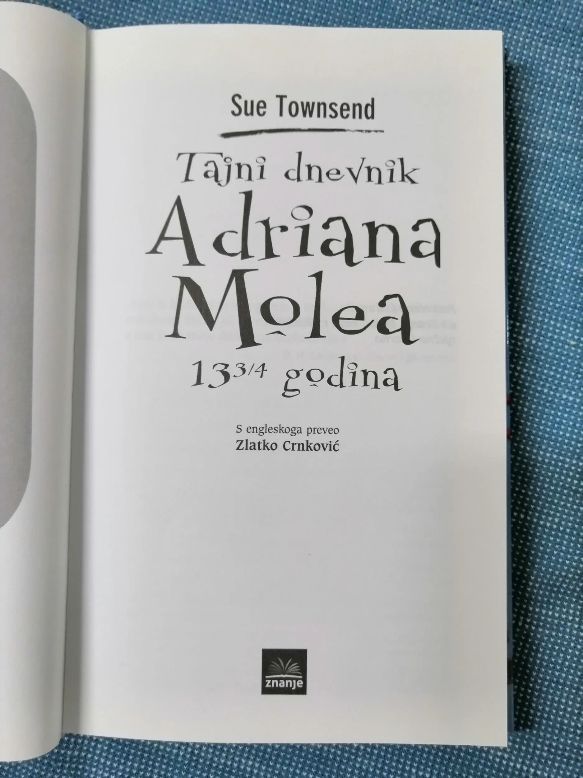 sue townsend – tajni dnevnik adriana molea 13 3/4 godina - slika 2