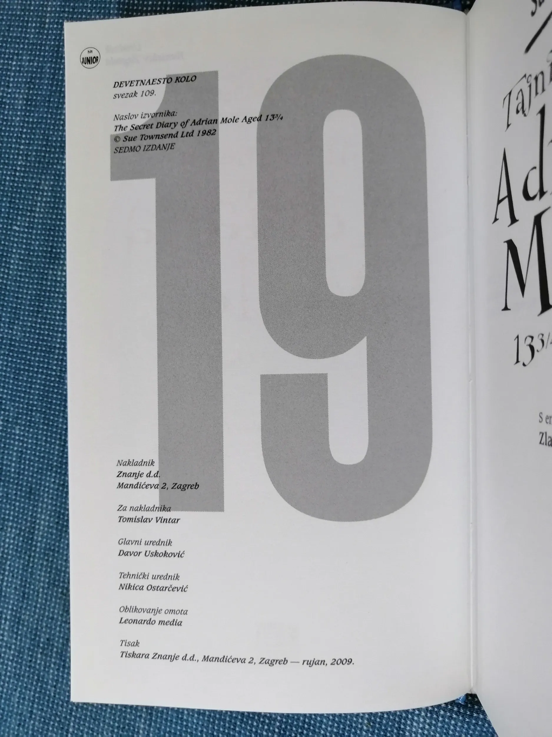 sue townsend – tajni dnevnik adriana molea 13 3/4 godina - slika 3