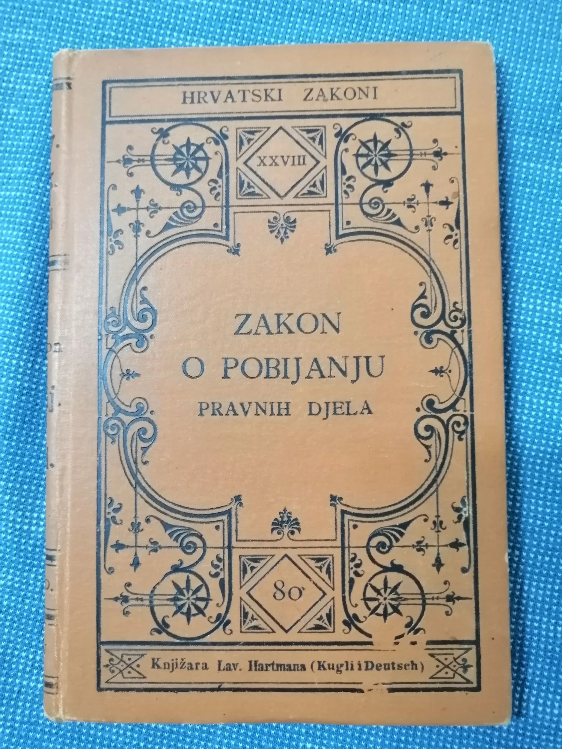F. J. Spevec – Zakon o pobijanju pravnih djela - Zagreb