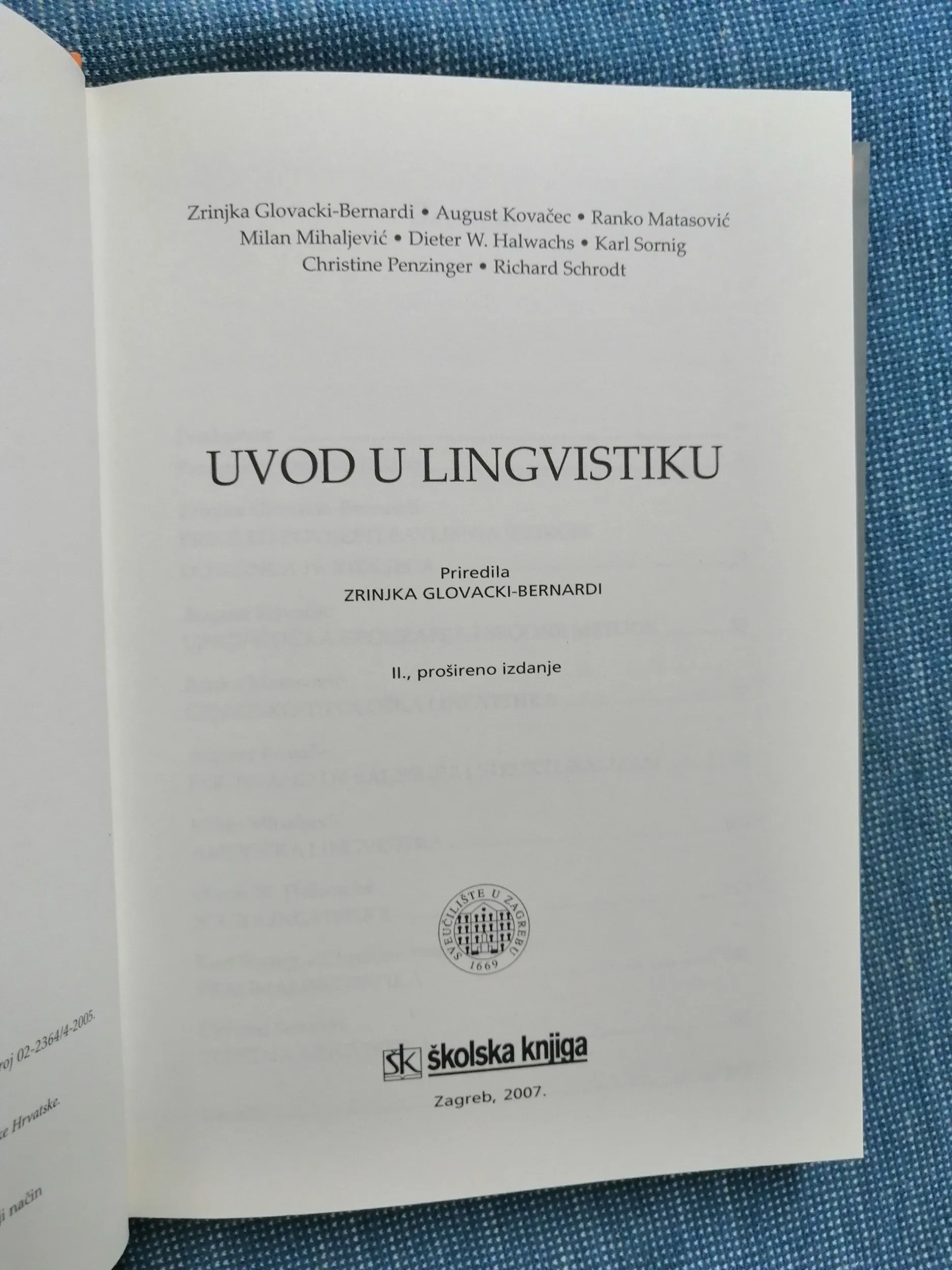 zrinjka glovacki-bernardi i dr. – uvod u lingvistiku - slika 2