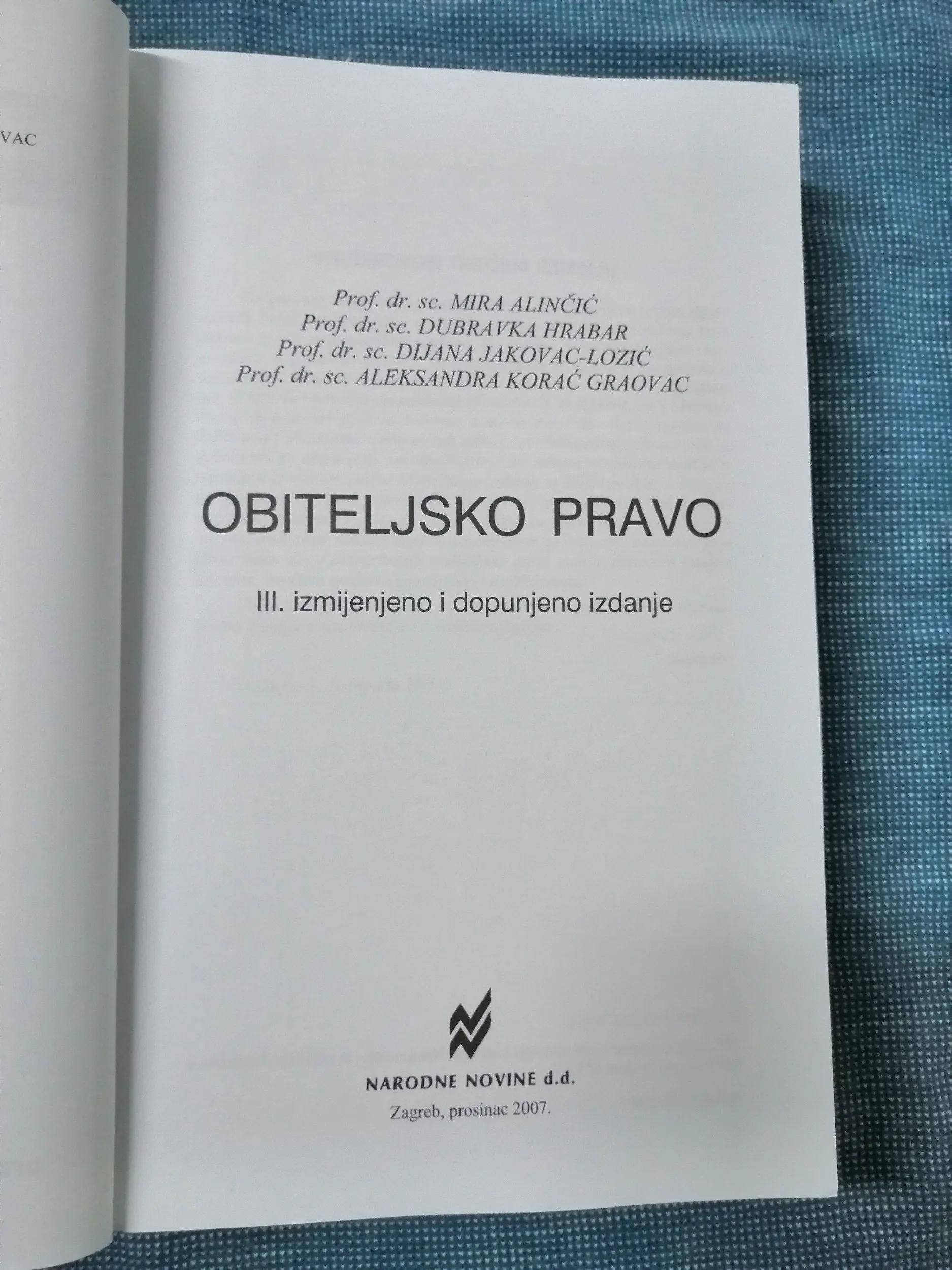 mira alinčić i dr. – obiteljsko pravo - slika 2