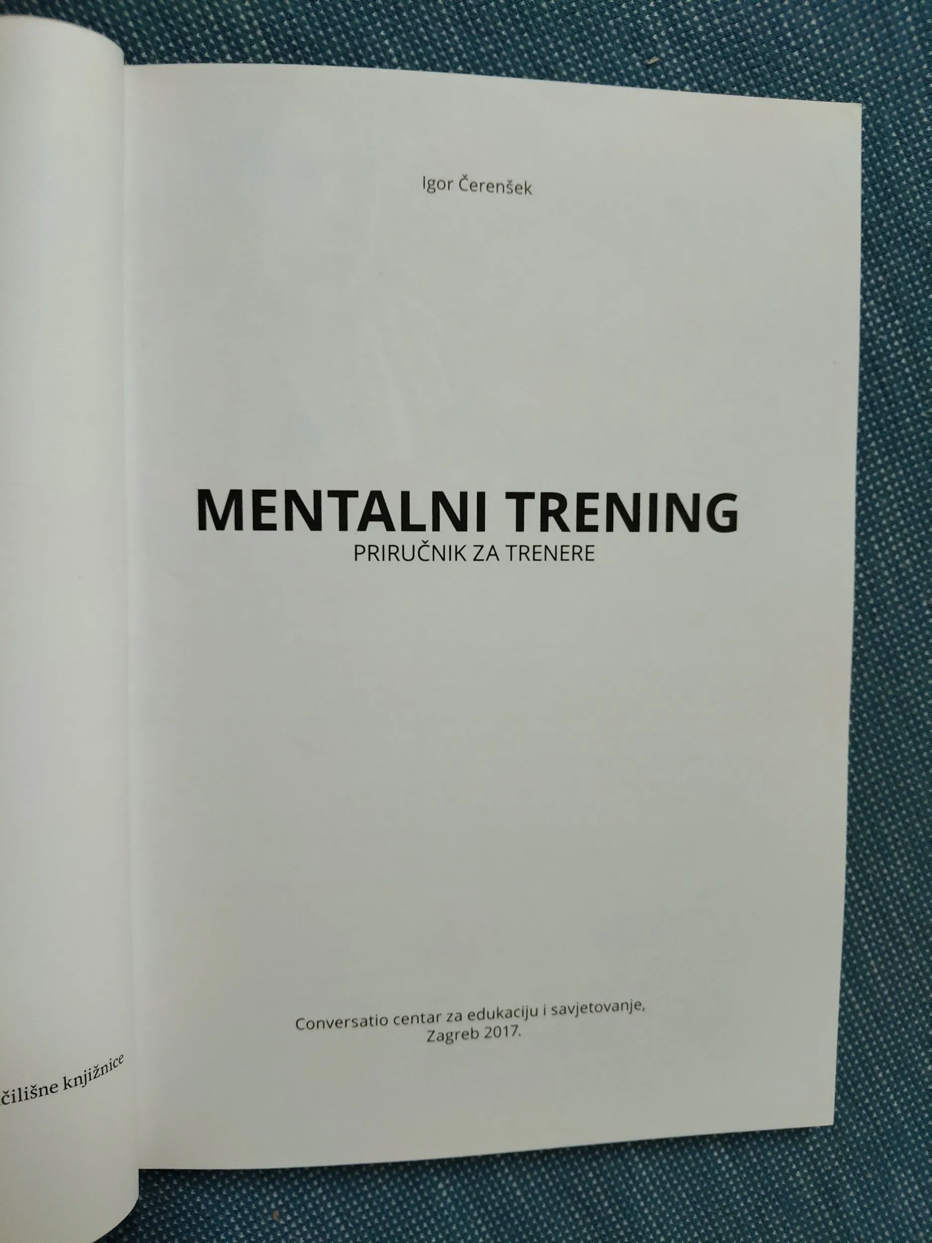 igor čerenšek – mentalni trening : priručnik za trenere - slika 2