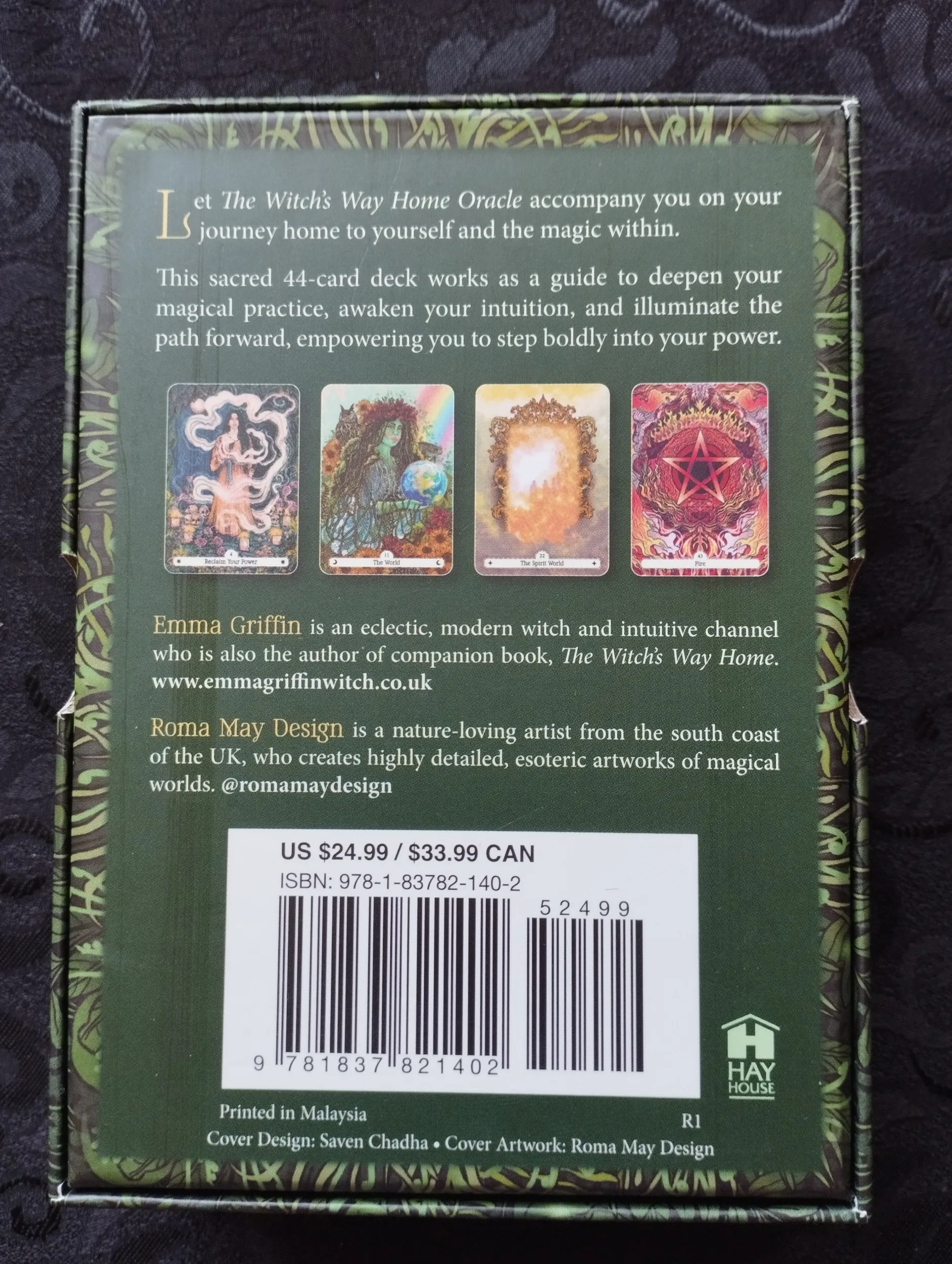 emma griffin - the witch`s way home oracle - karte - slika 2