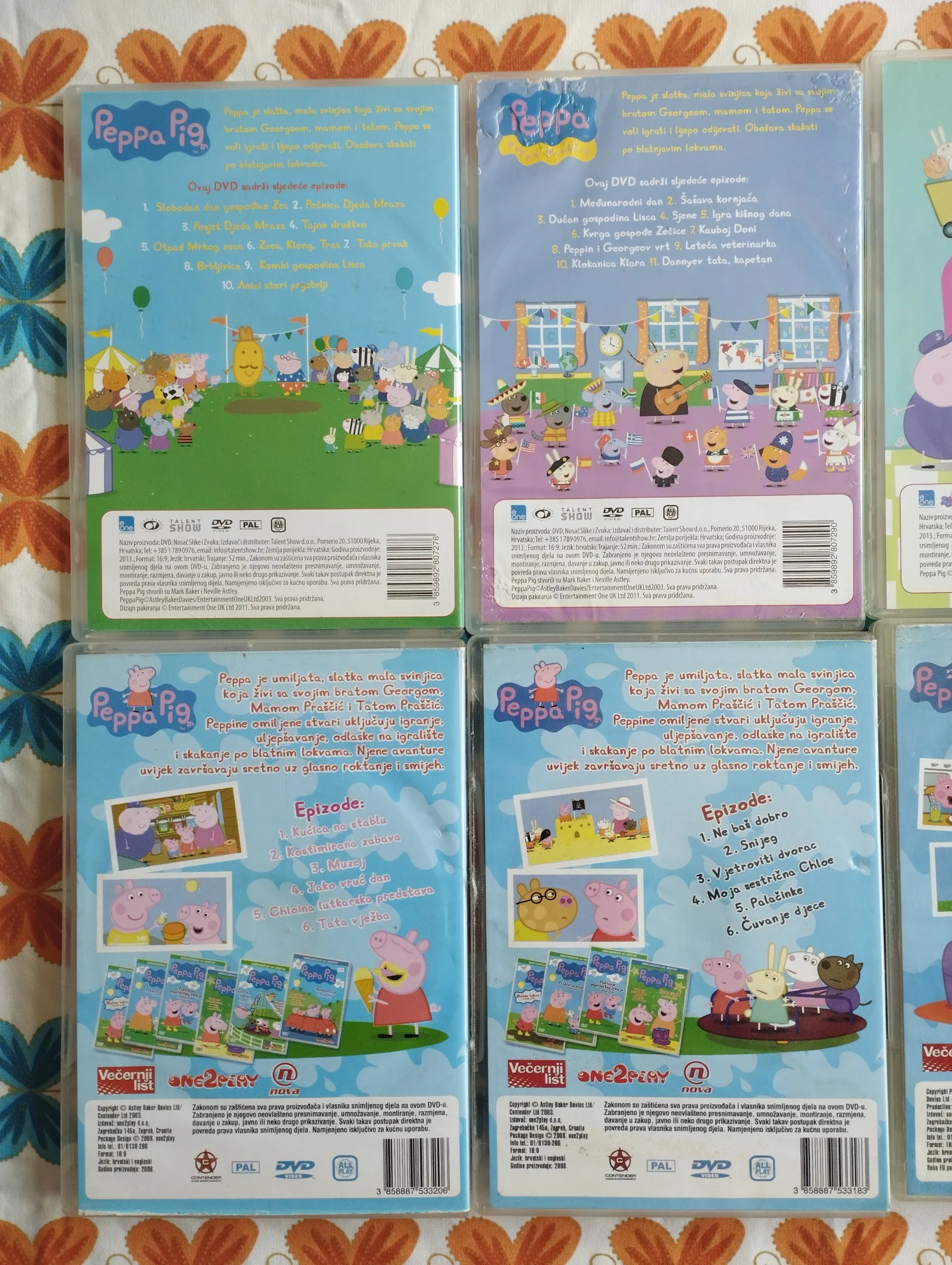 peppa pig dvd - više naslova - slika 2