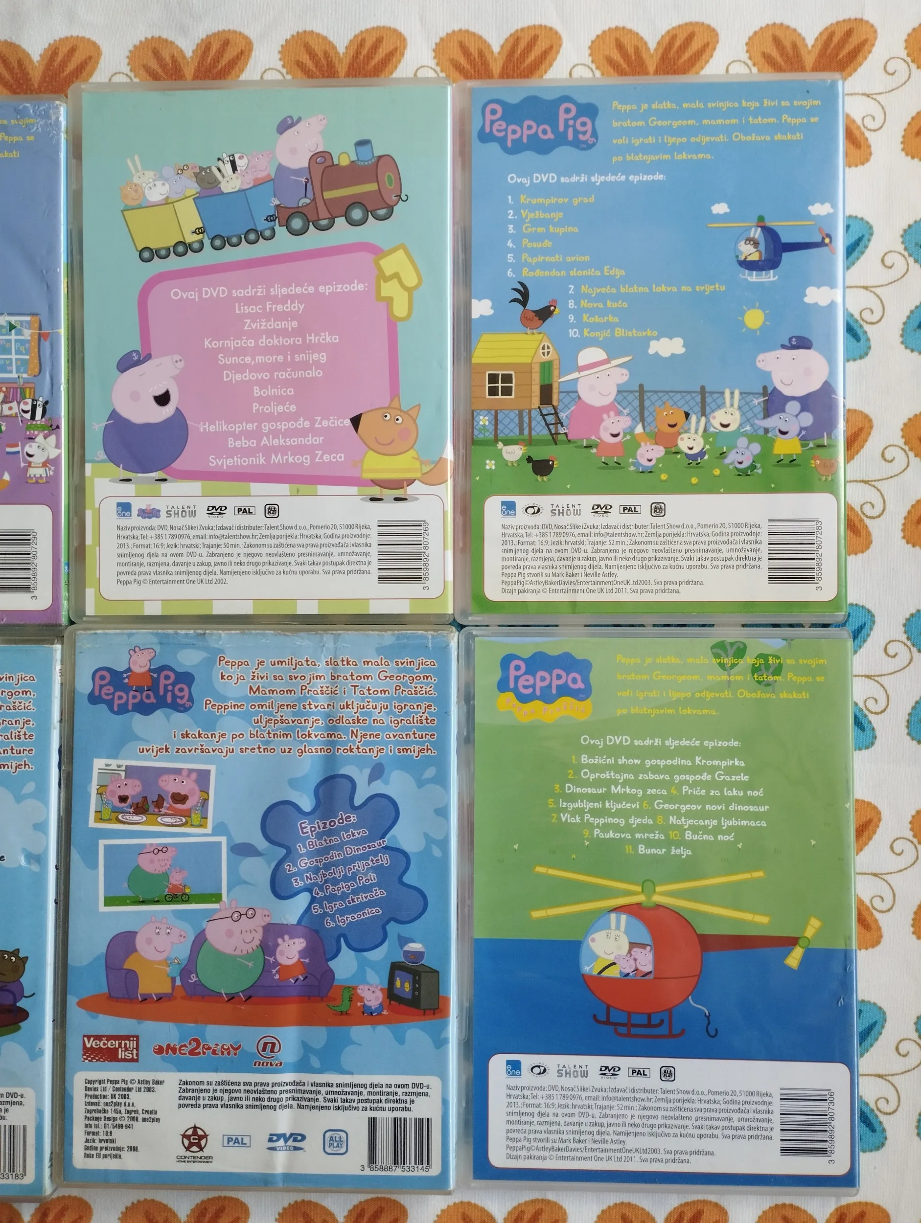 peppa pig dvd - više naslova - slika 3