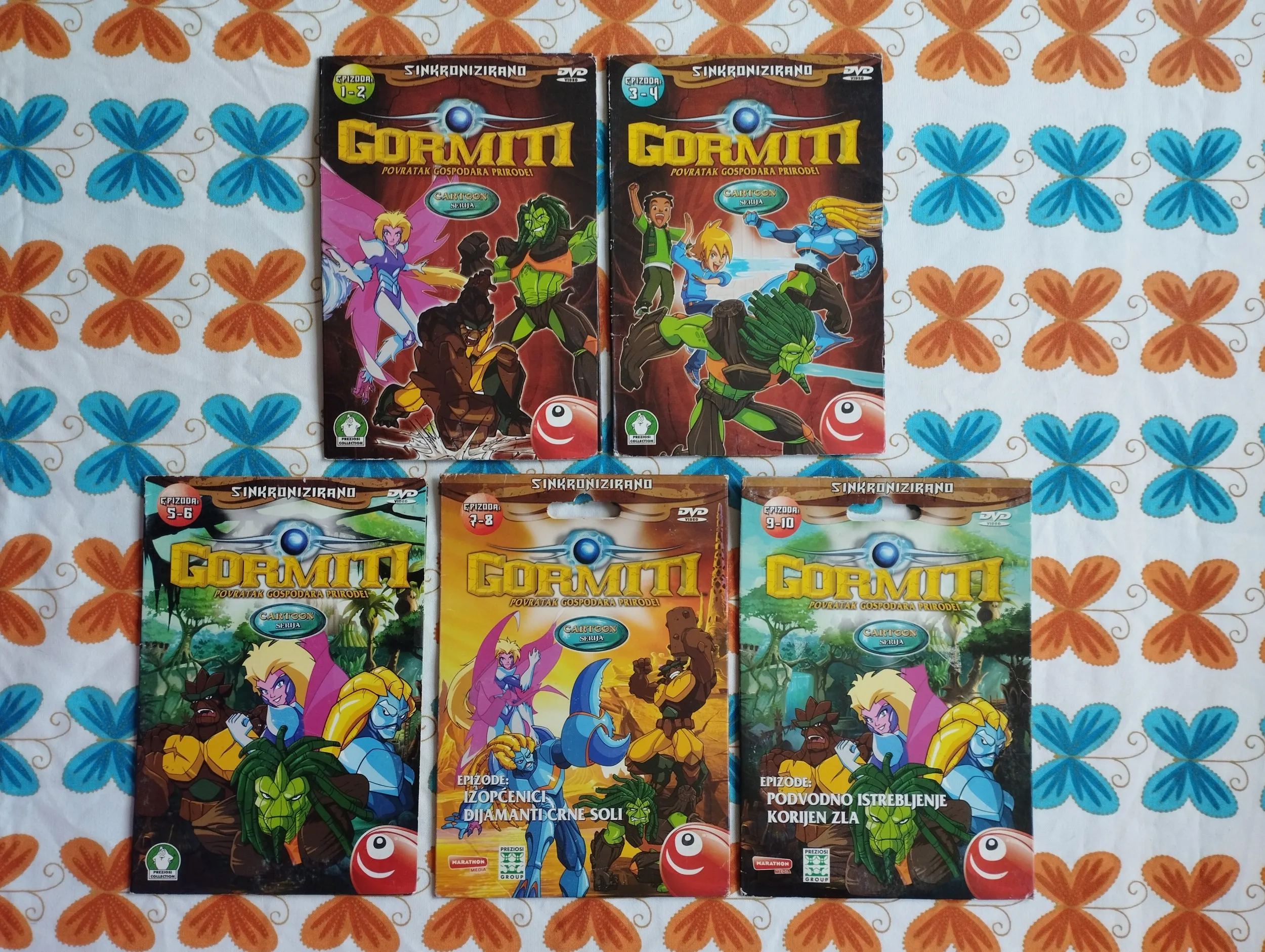 Gormiti; povratak gospodara prirode! - DVD komplet NOVO - Samobor
