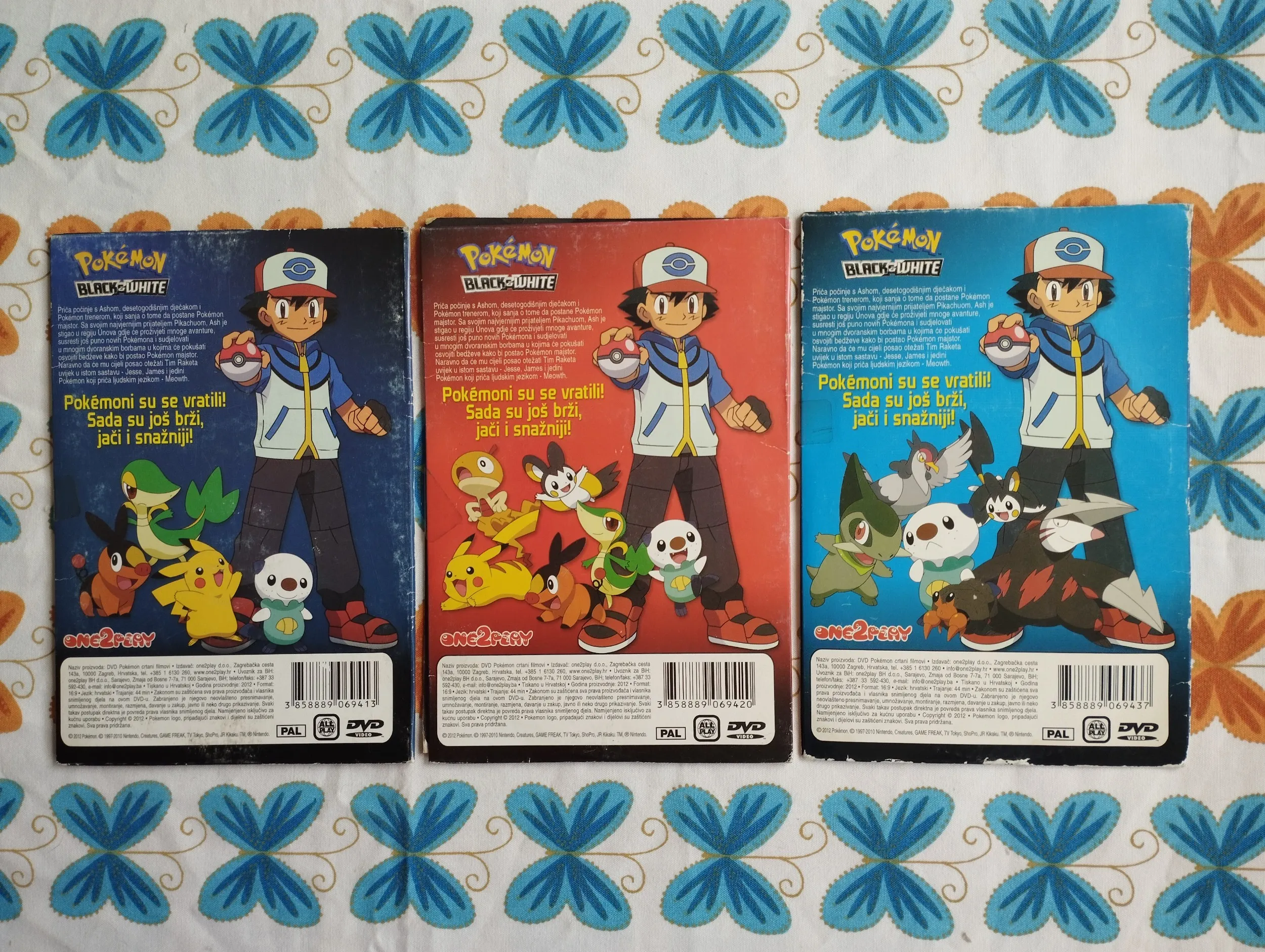 pokemon black & white komplet od 3 dvda novo - slika 2