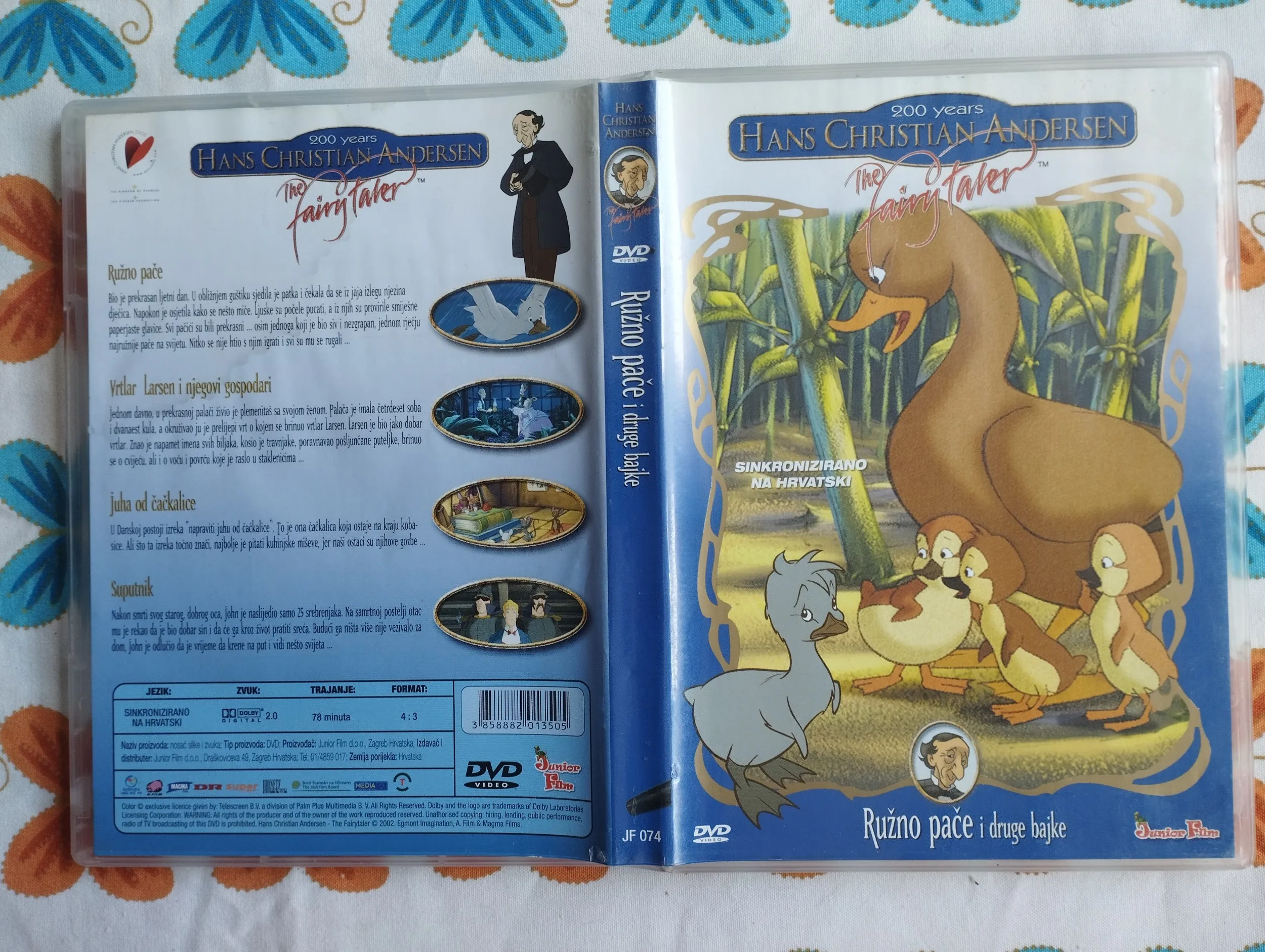 H.C.Andersen - Ružno pače i druge bajke DVD - Samobor