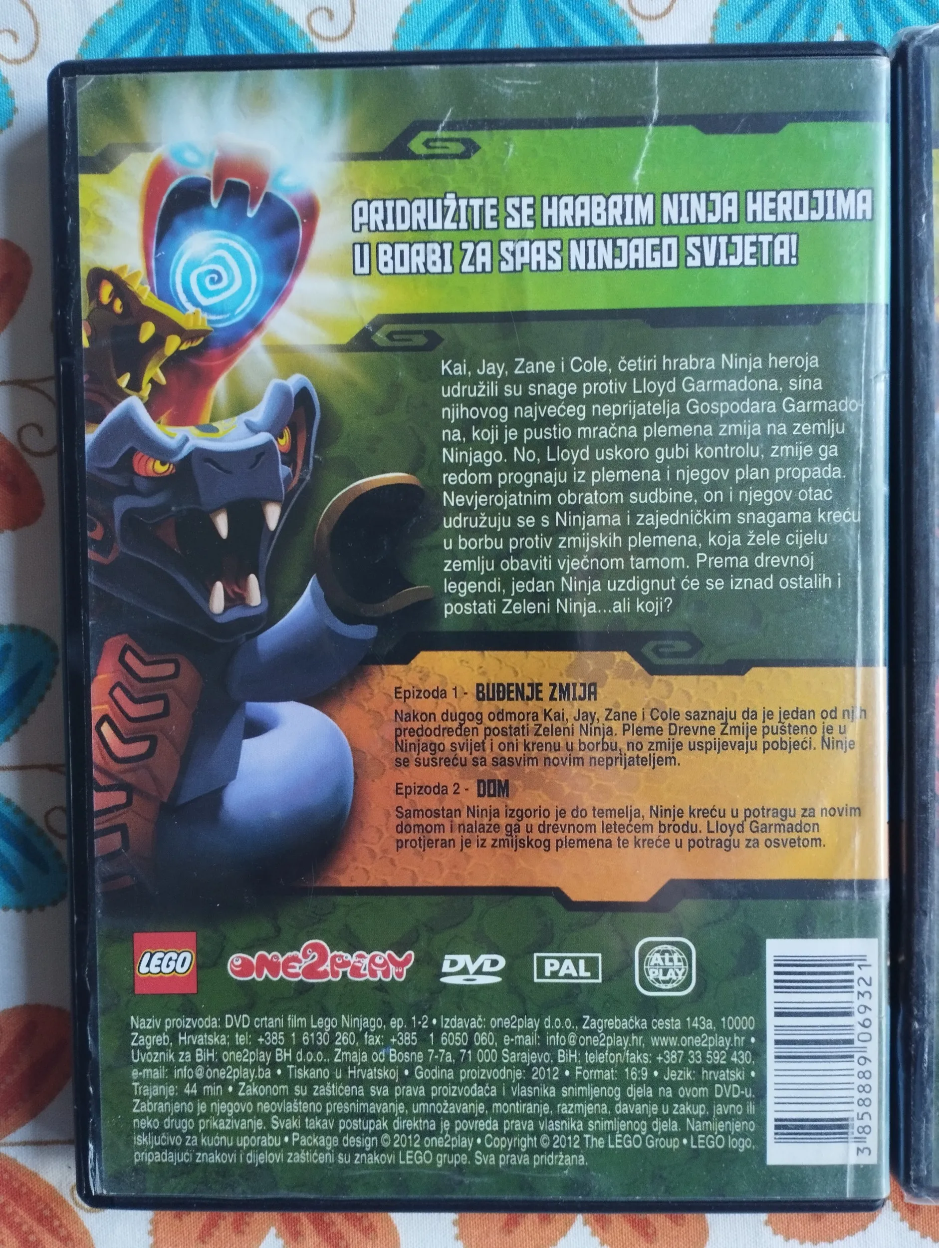 ninjago - dvd lot novo - slika 2