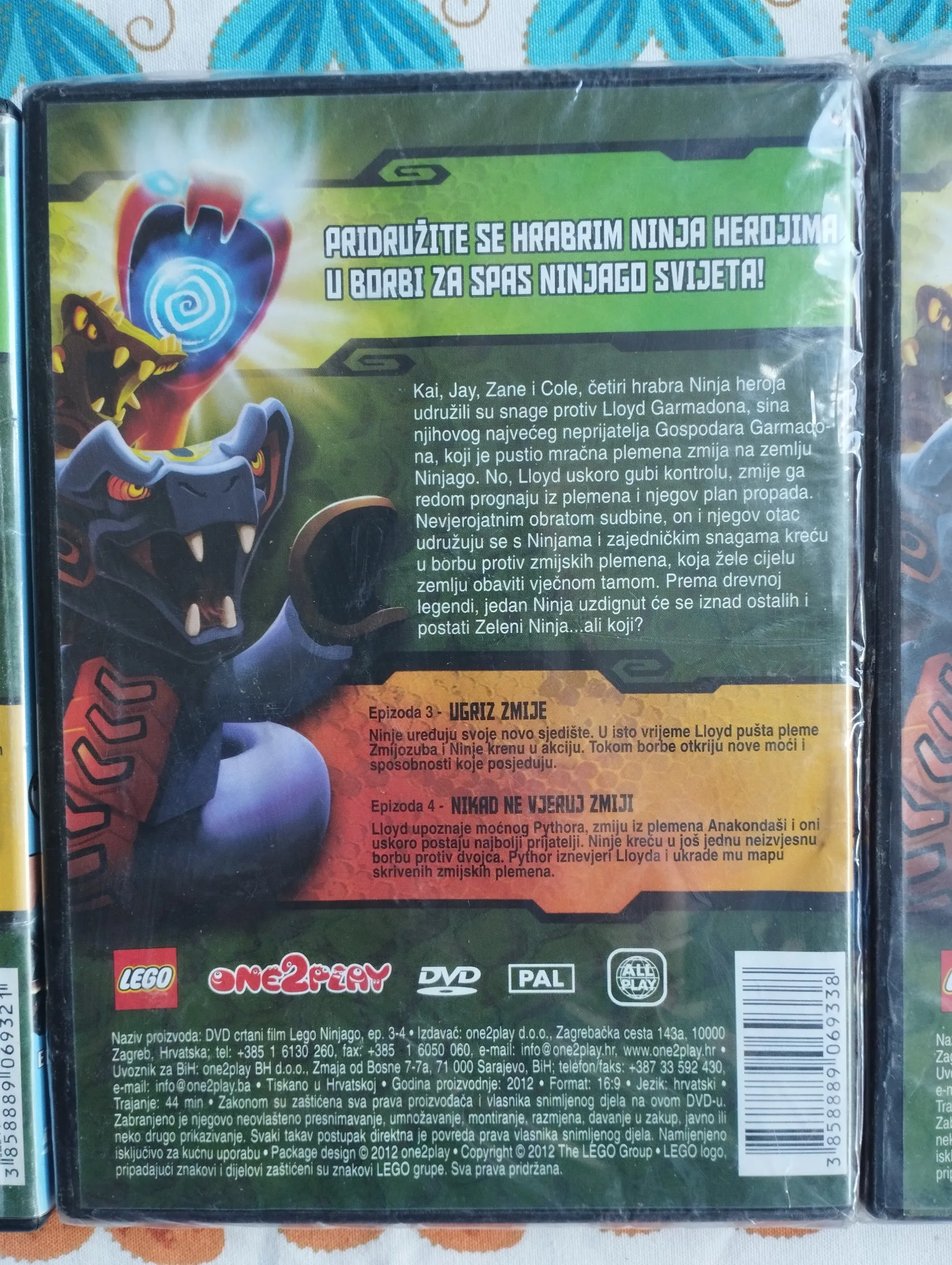 ninjago - dvd lot novo - slika 3