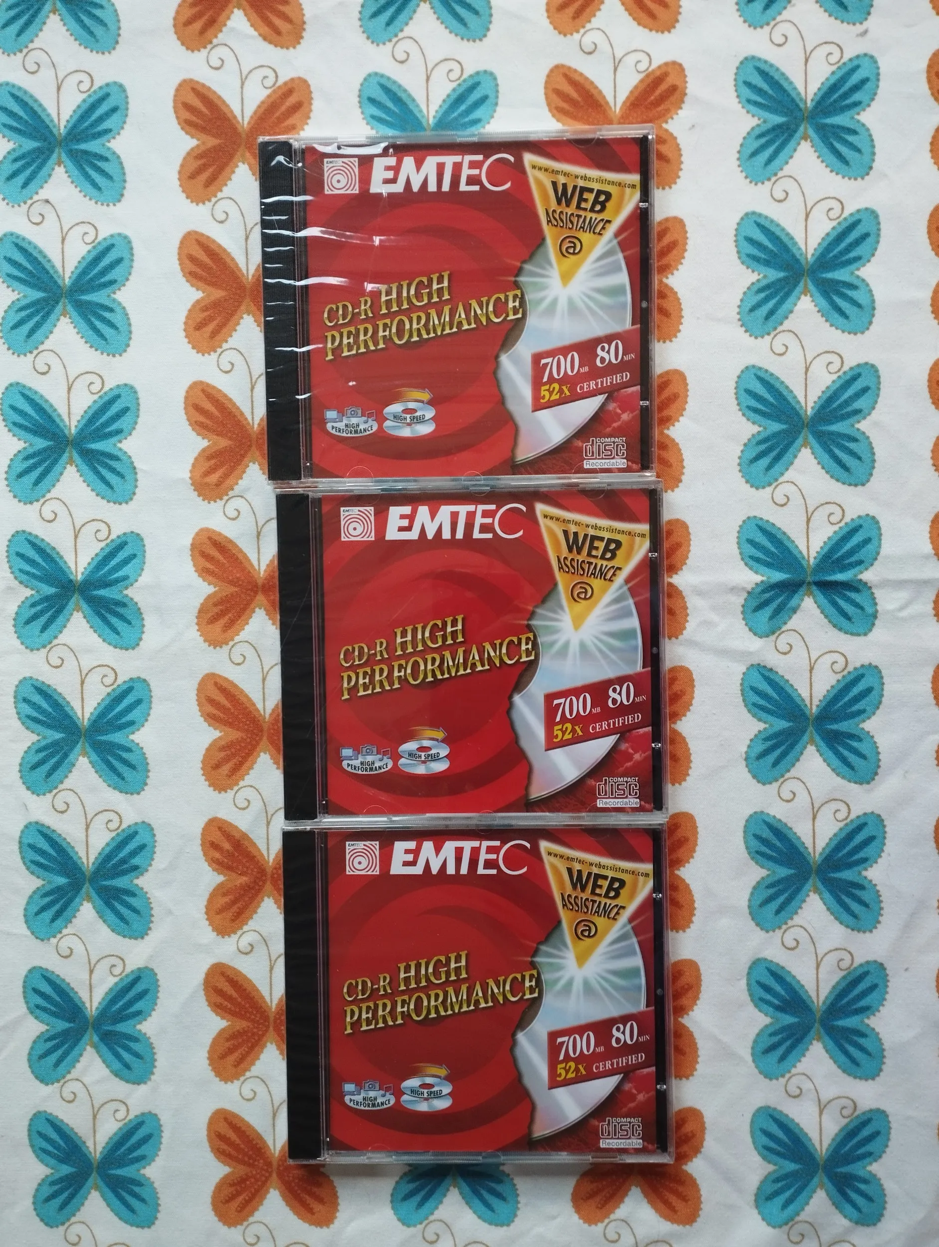 EMTEC CD-R 700mb, 80min, 52x NOVO 3 kom lot - Samobor
