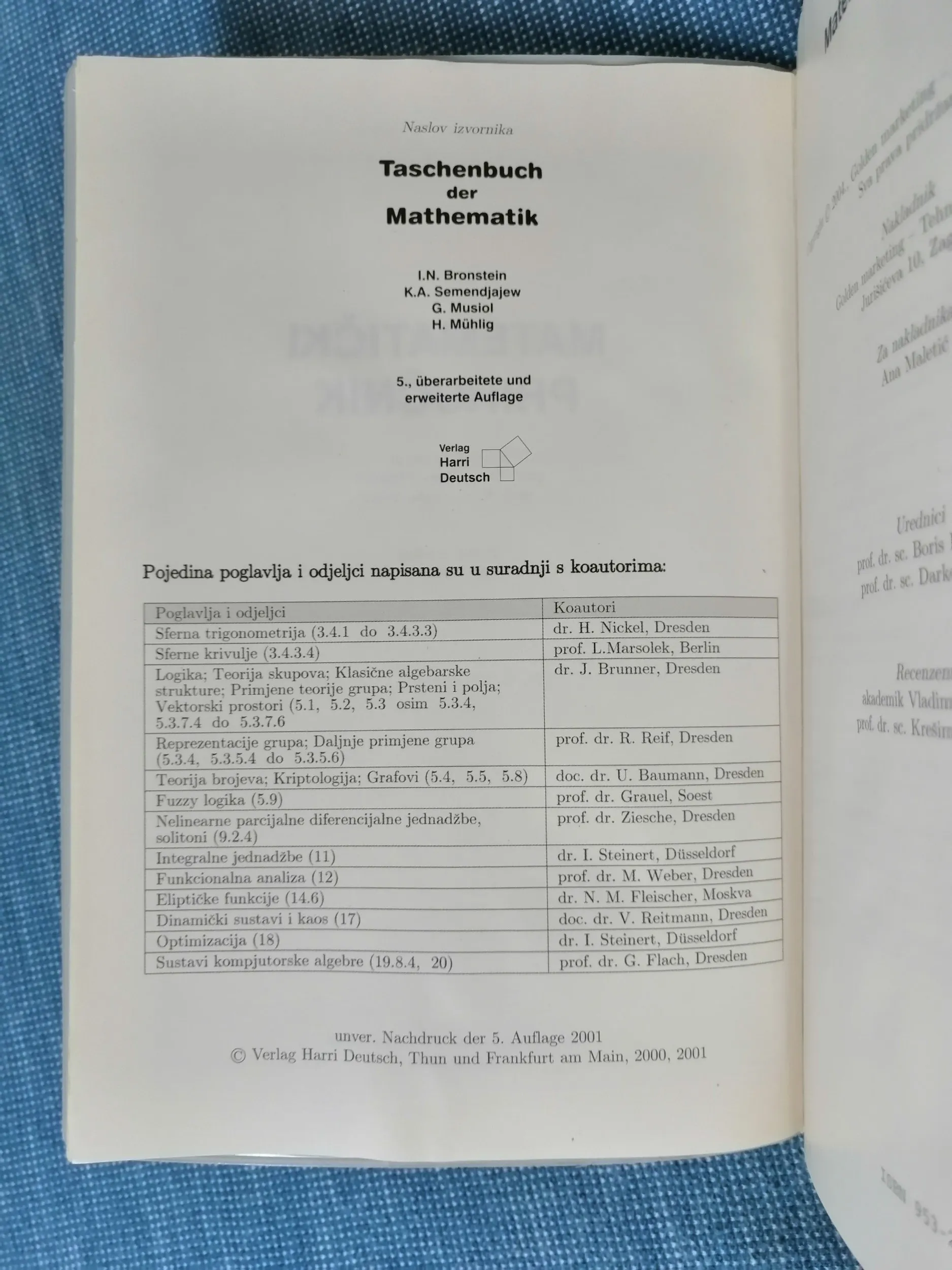 bronštejn – semendjajev i dr. – matematički priručnik - slika 3