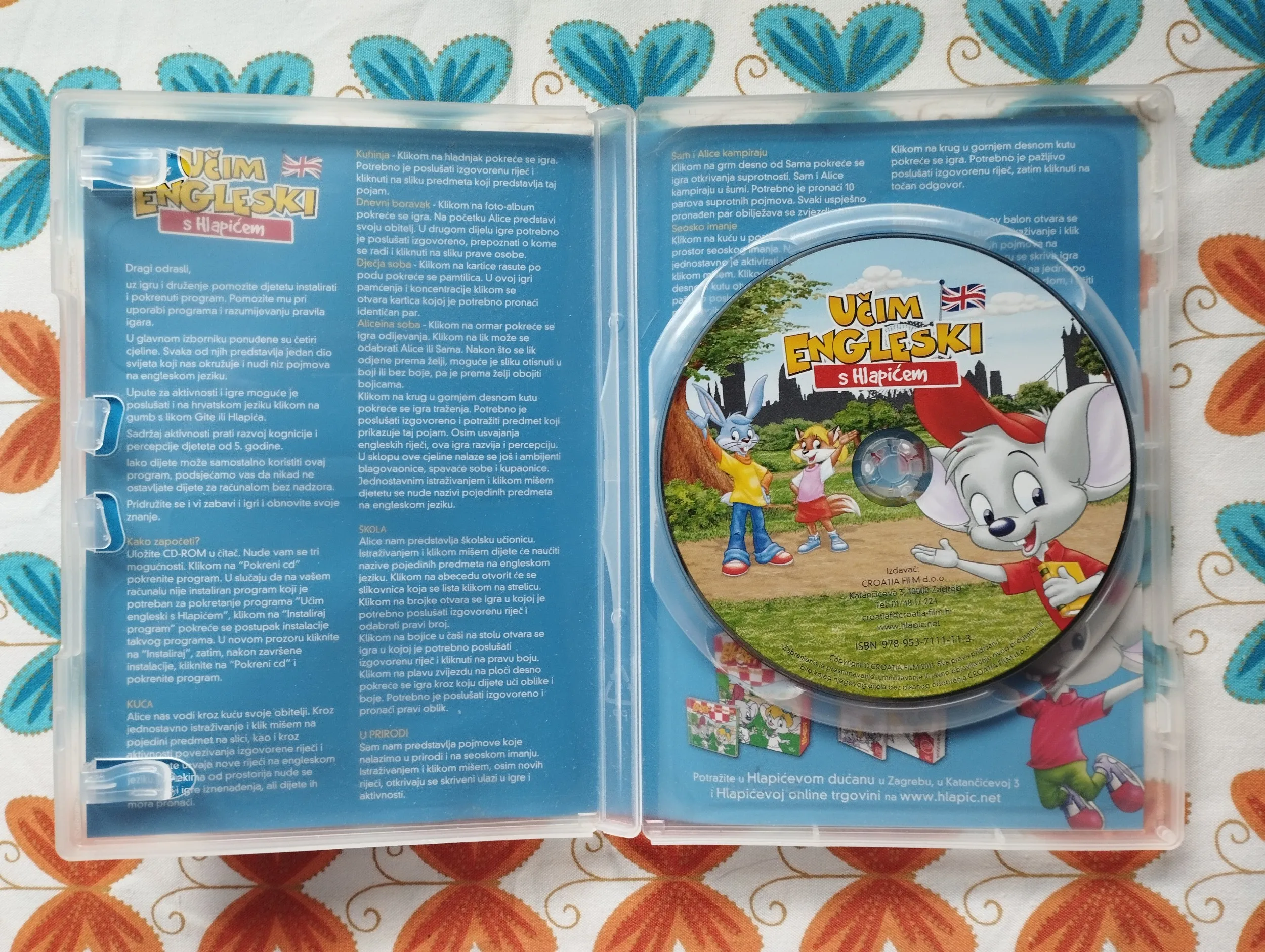 učim engleski s hlapićem interaktivni cd rom 5+ - slika 2