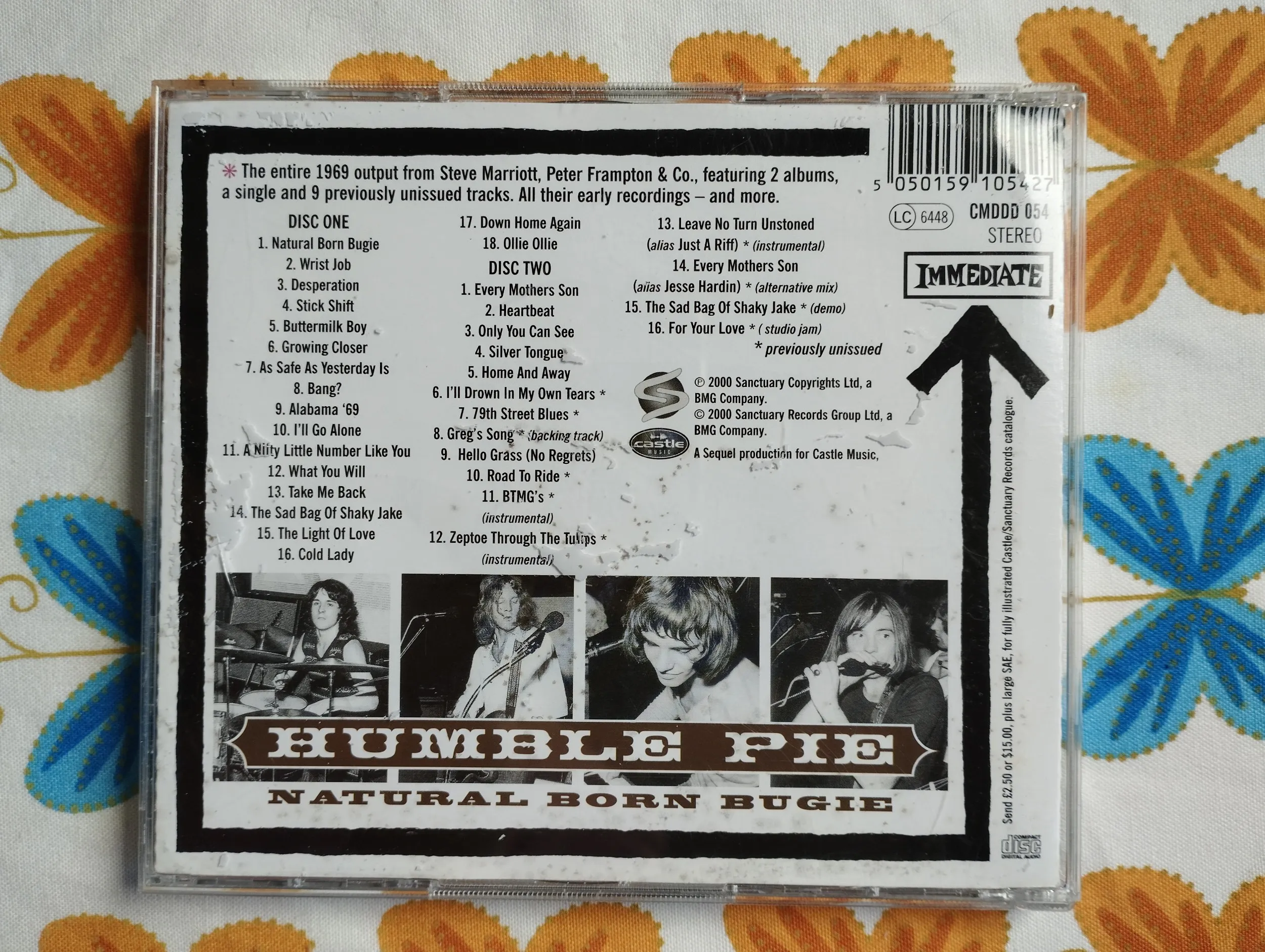 humble pie natural born bugie the immediate anthology 2cd - slika 2