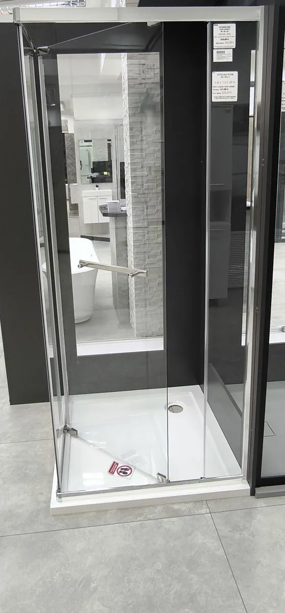99926 tuš kabina 6056 clear chrome 90x90 315,00 € akcija -20%=252,00€ - slika 2