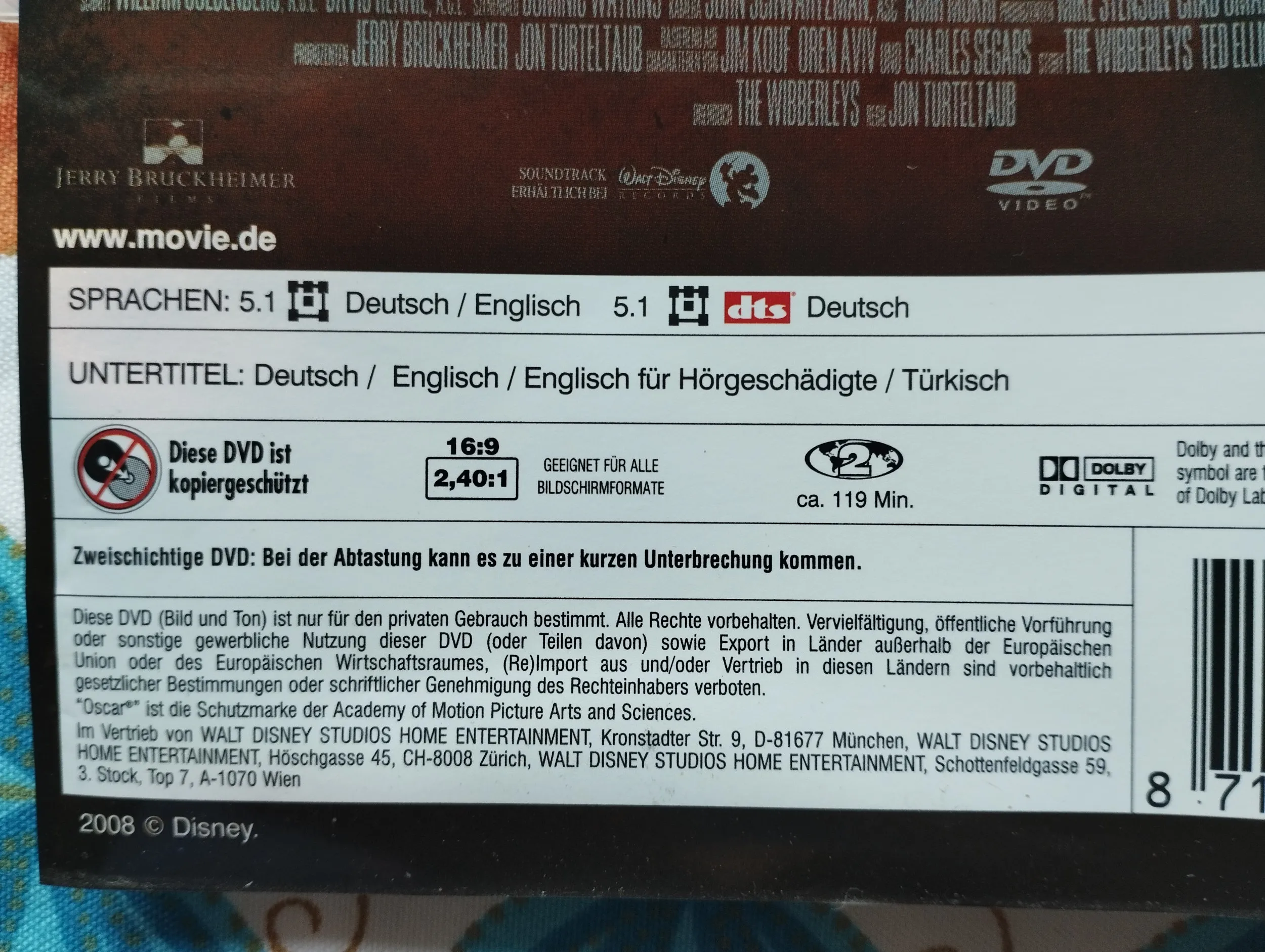 national treasure - nacionalno blago; knjiga tajni dvd - slika 2