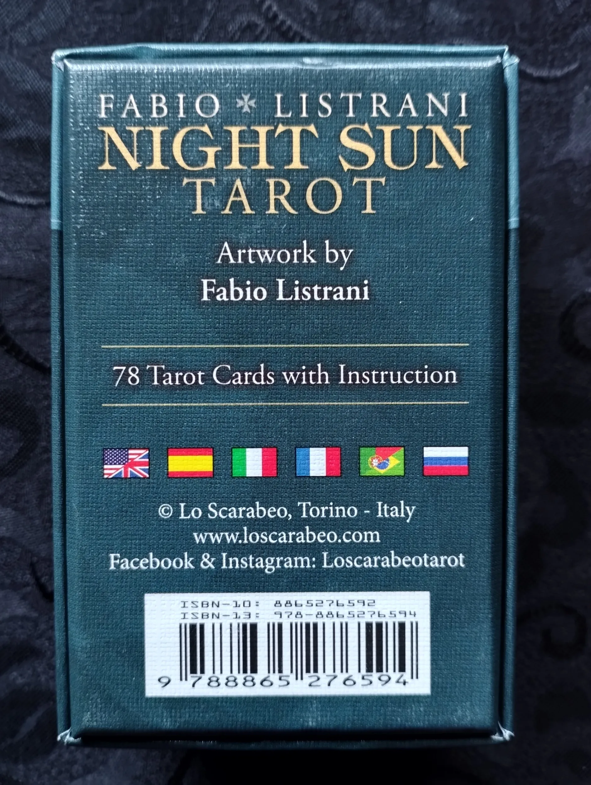 fabio listrani night sun tarot - karte - slika 2